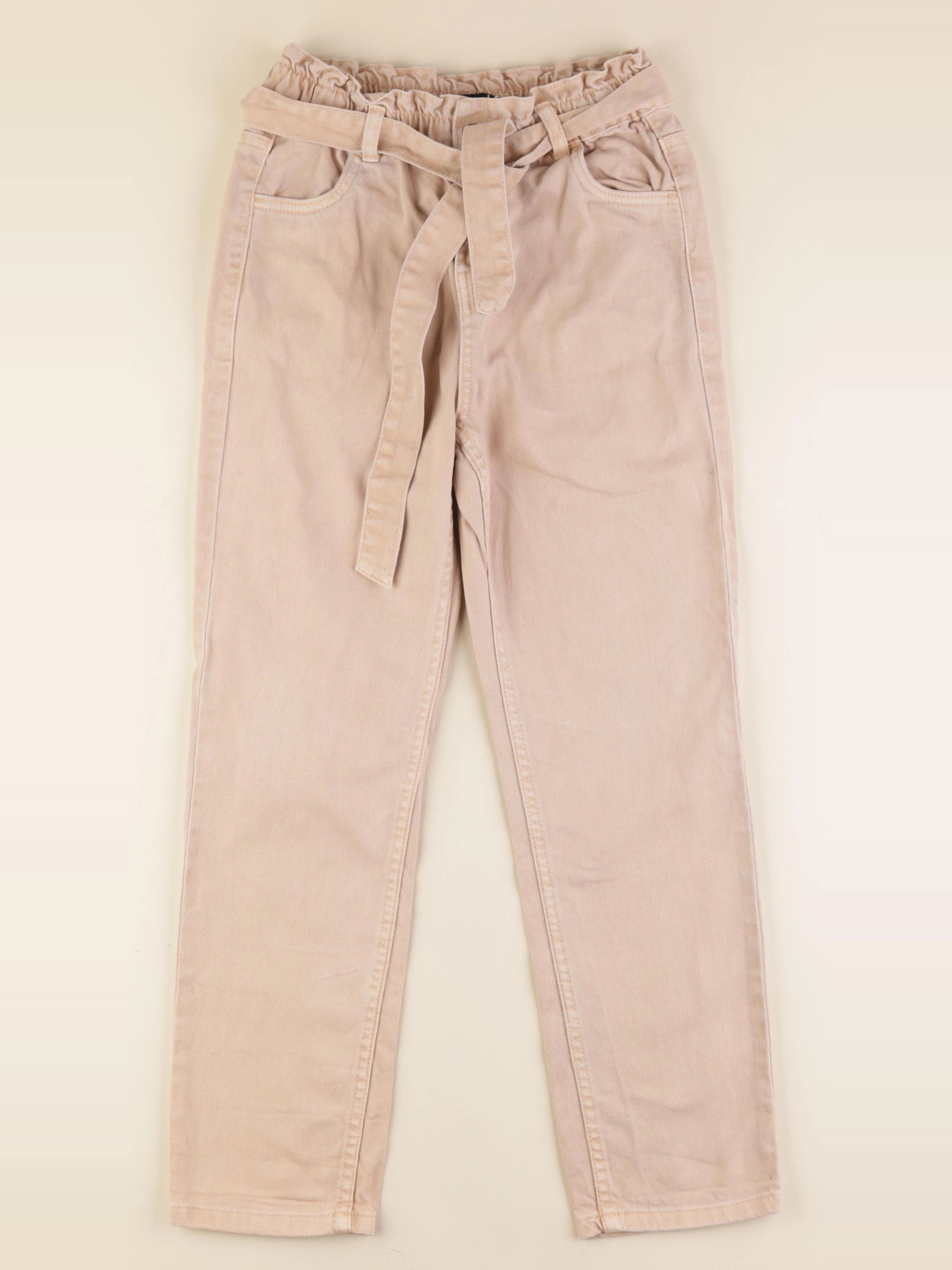 Monoprix - jean beige - 8 ans