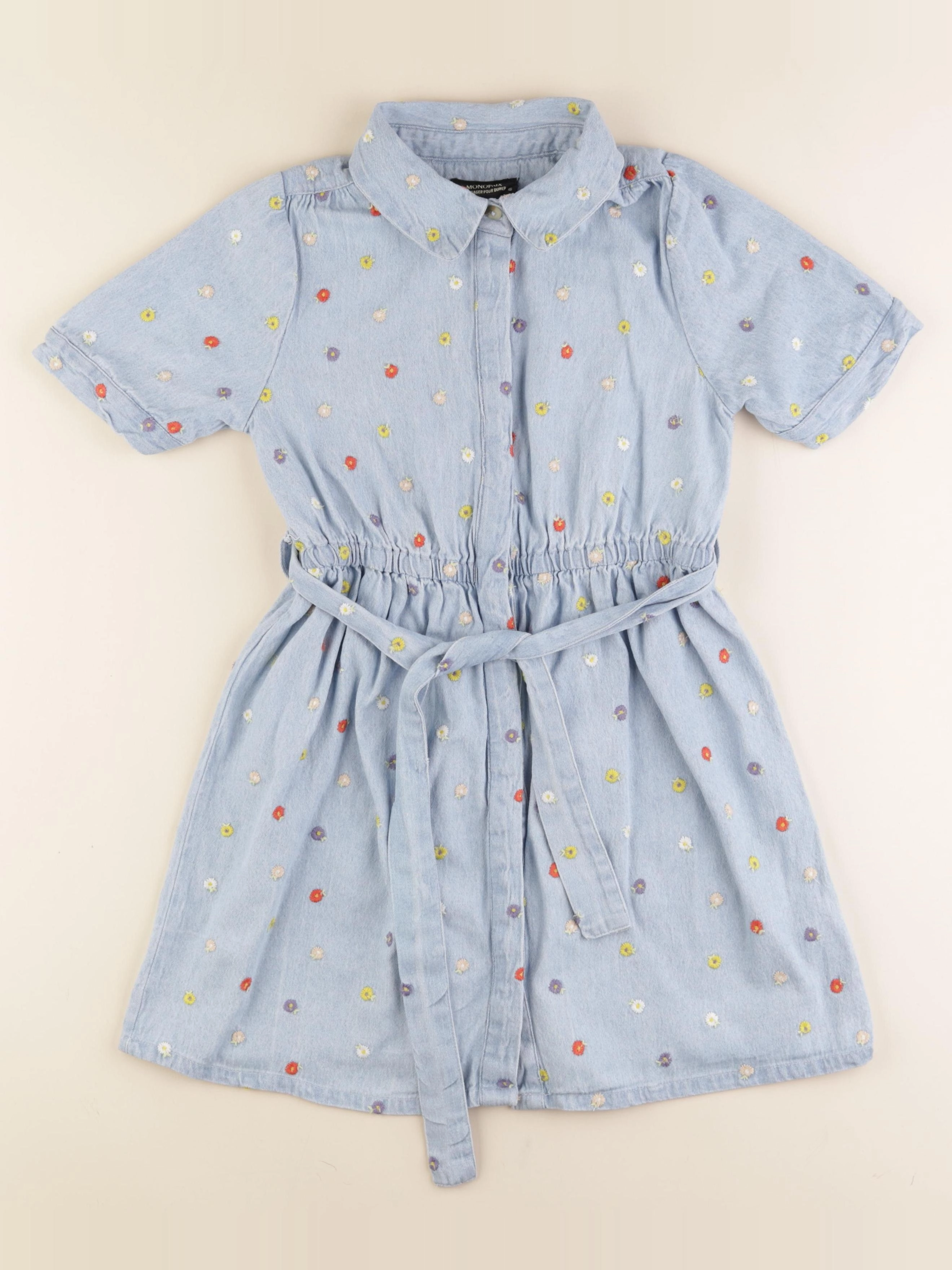 Monoprix - robe bleu - 10 ans