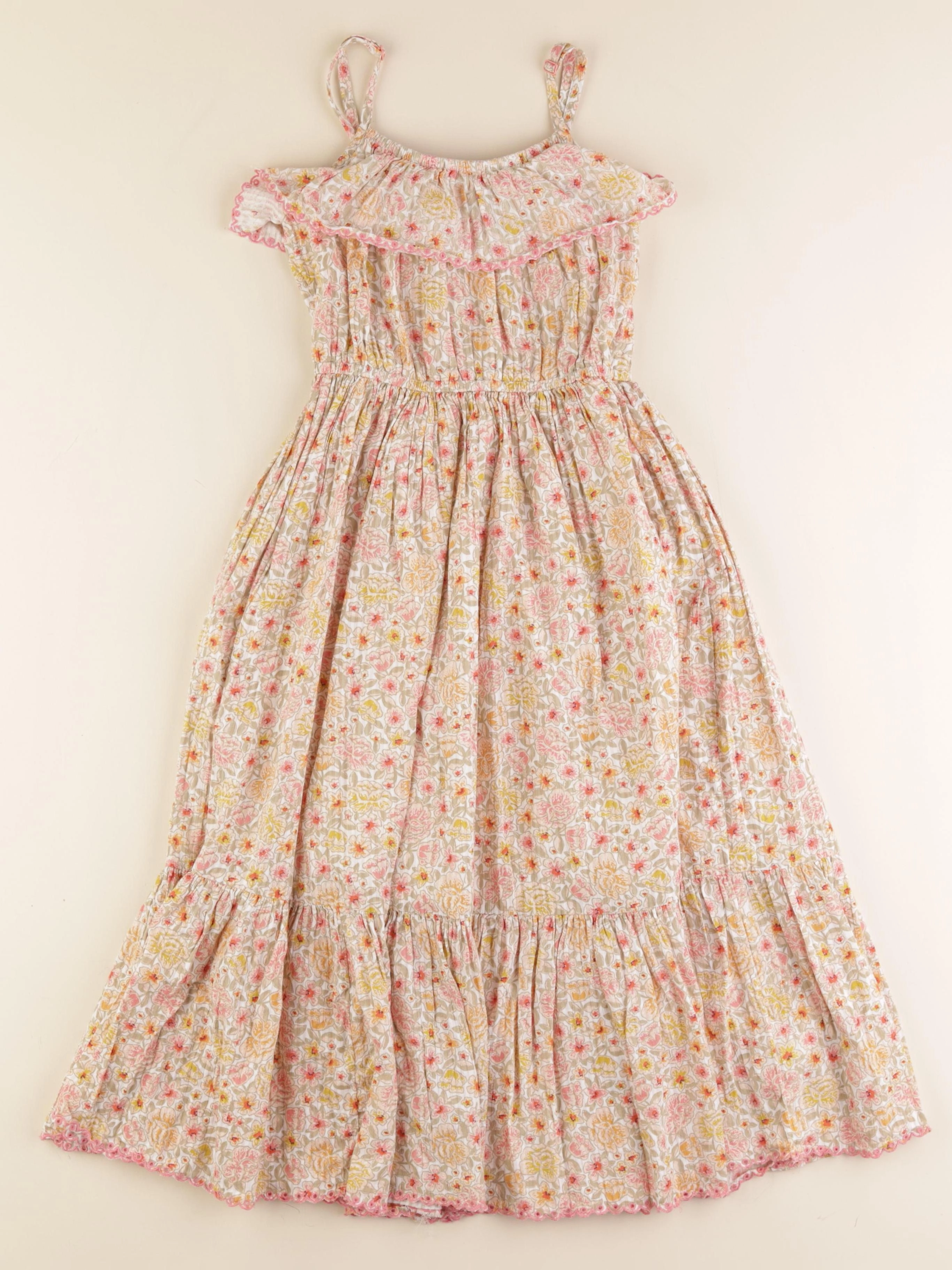 Monoprix - robe multicolore - 8 ans