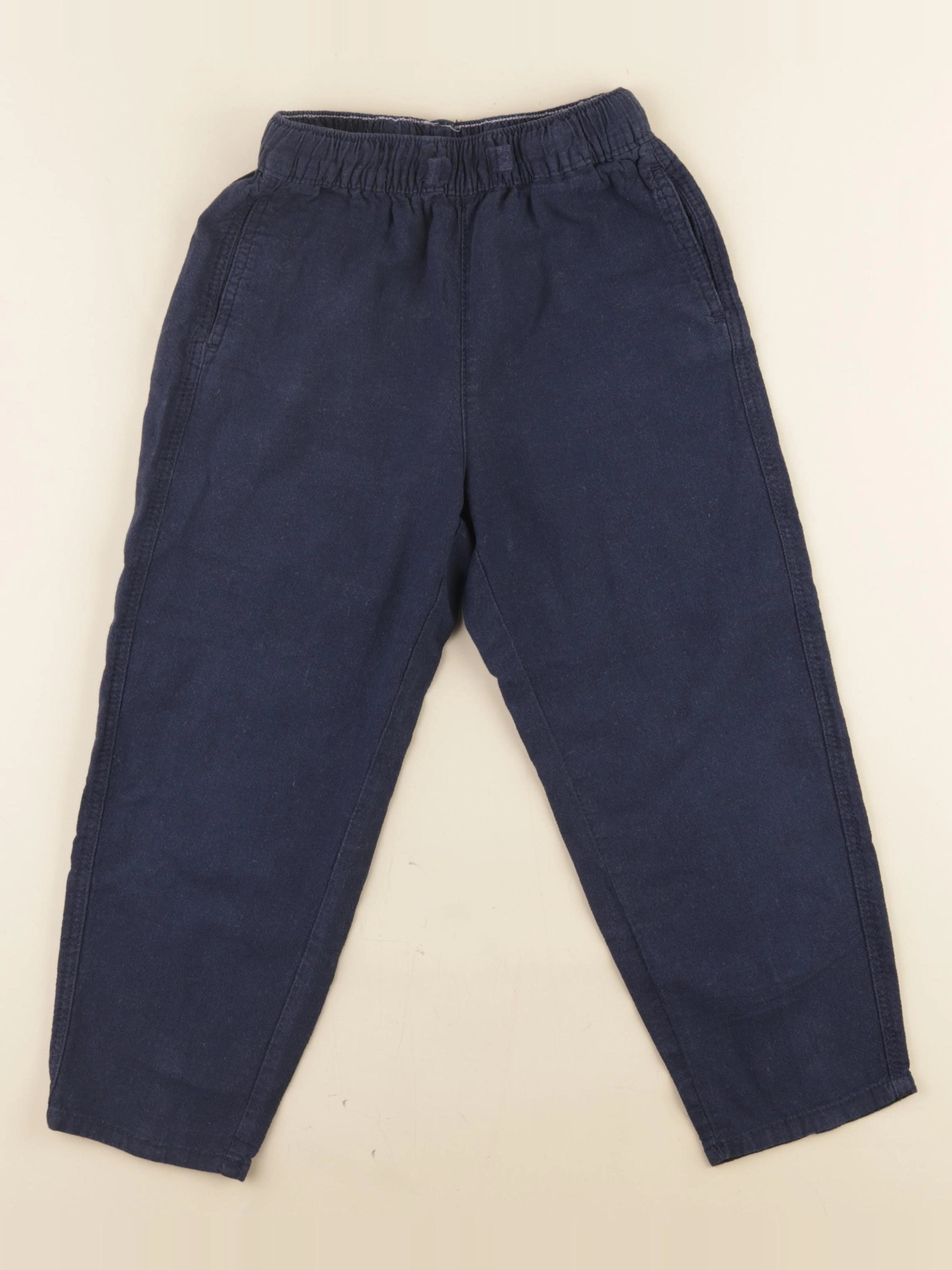 H&M - pantalon bleu - 4/5 ans