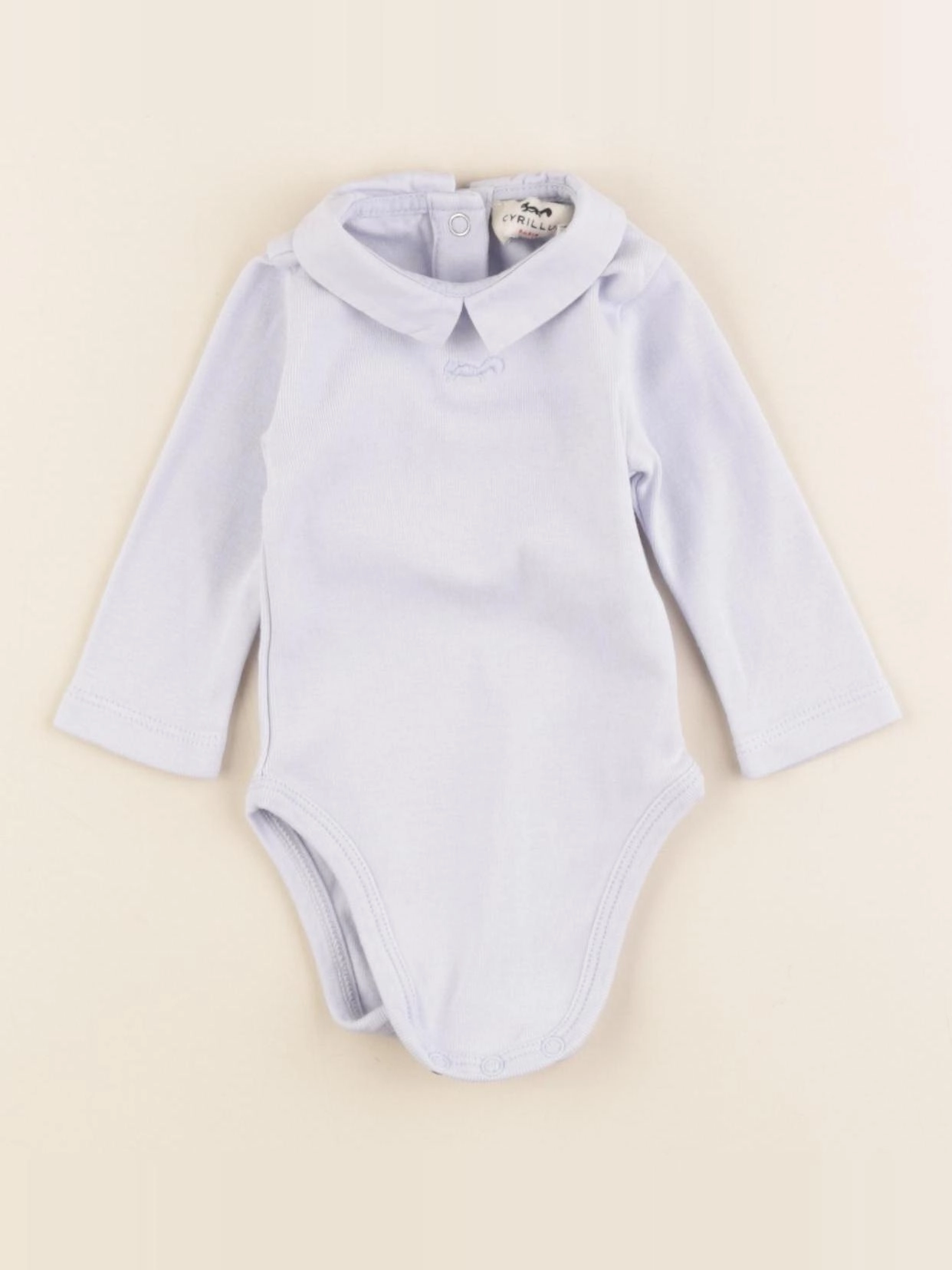 Cyrillus - body à col bleu - 1 mois