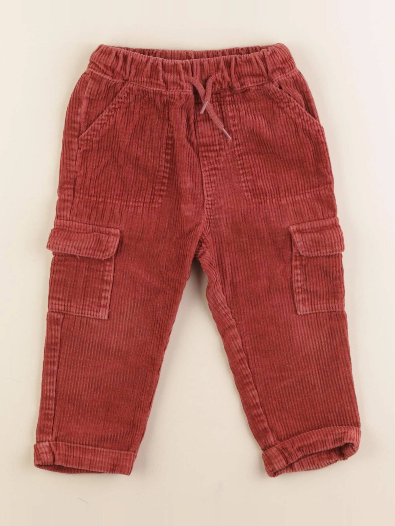 Vertbaudet - pantalon marron - 18 mois