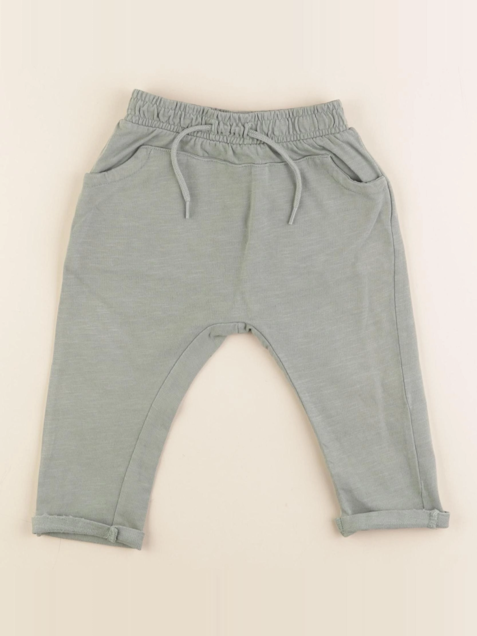 Vertbaudet - sarouel vert - 12 mois