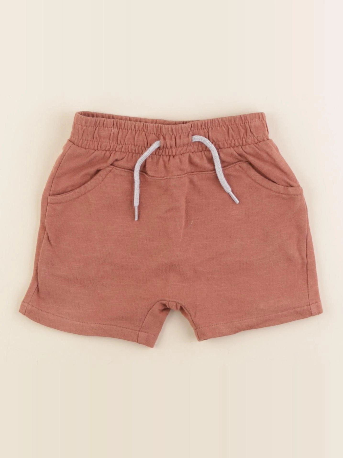 Vertbaudet - short marron - 18 mois