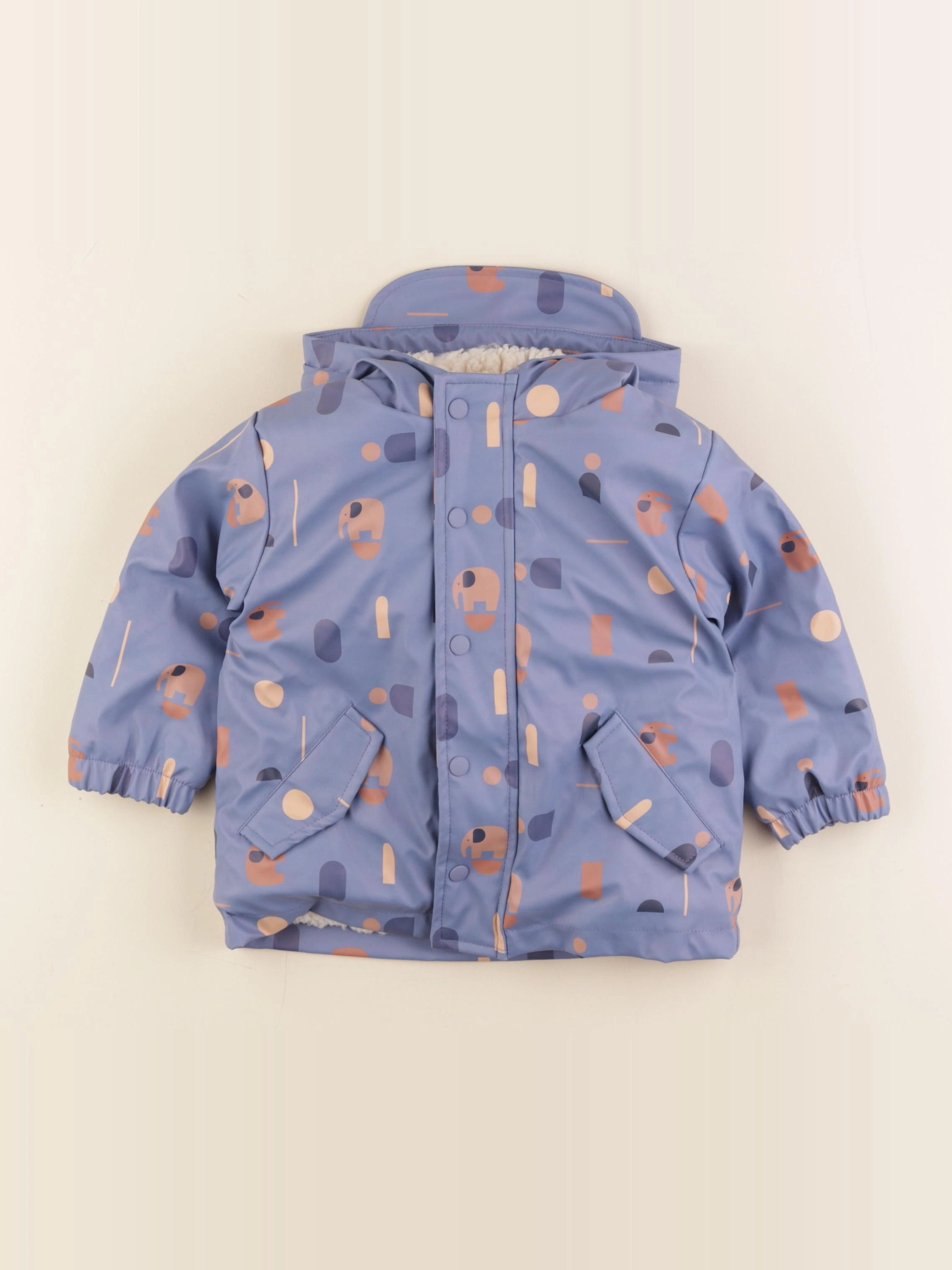 Vertbaudet - imperméable bleu - 18 mois