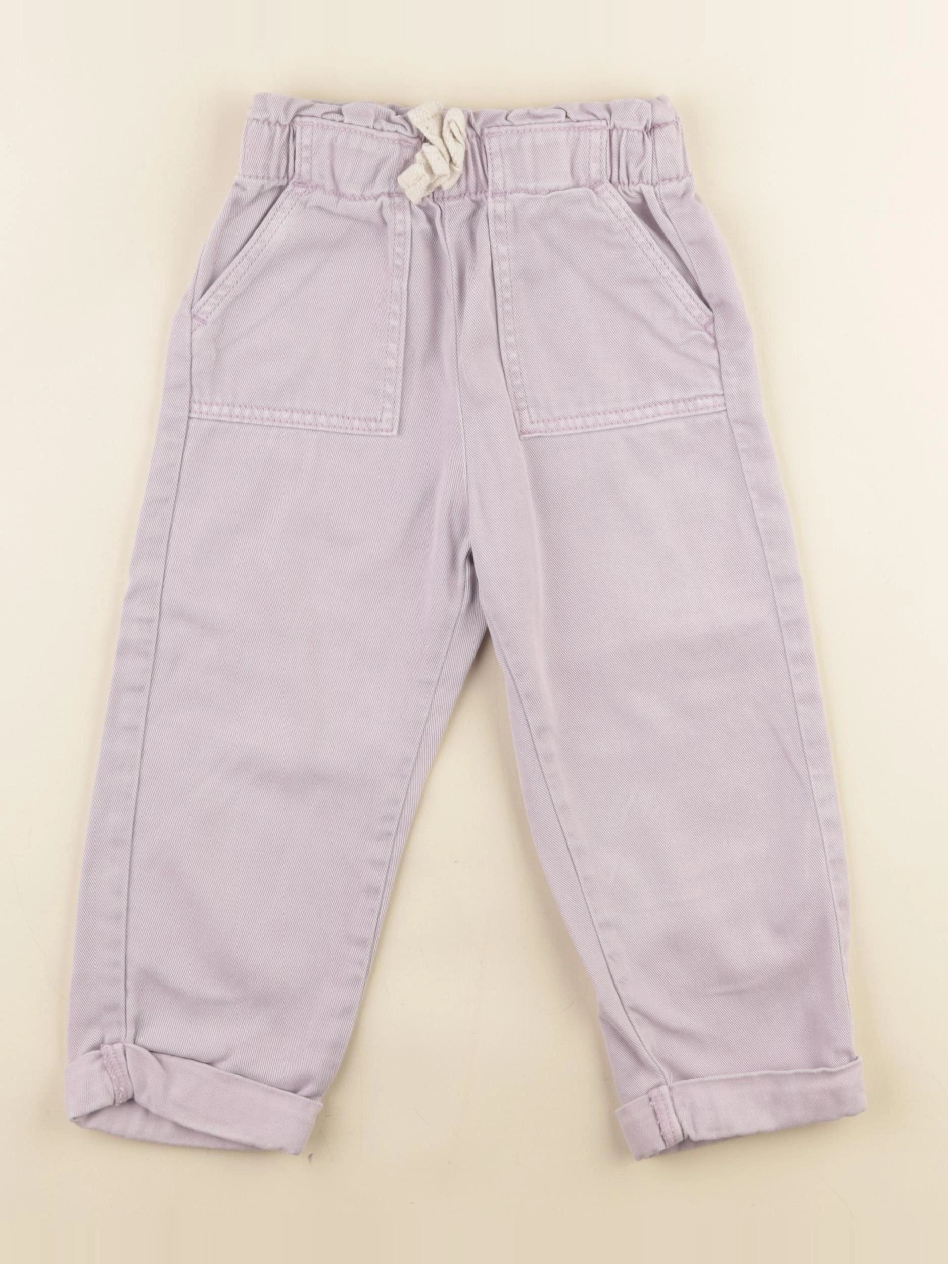 Vertbaudet - pantalon violet - 4 ans