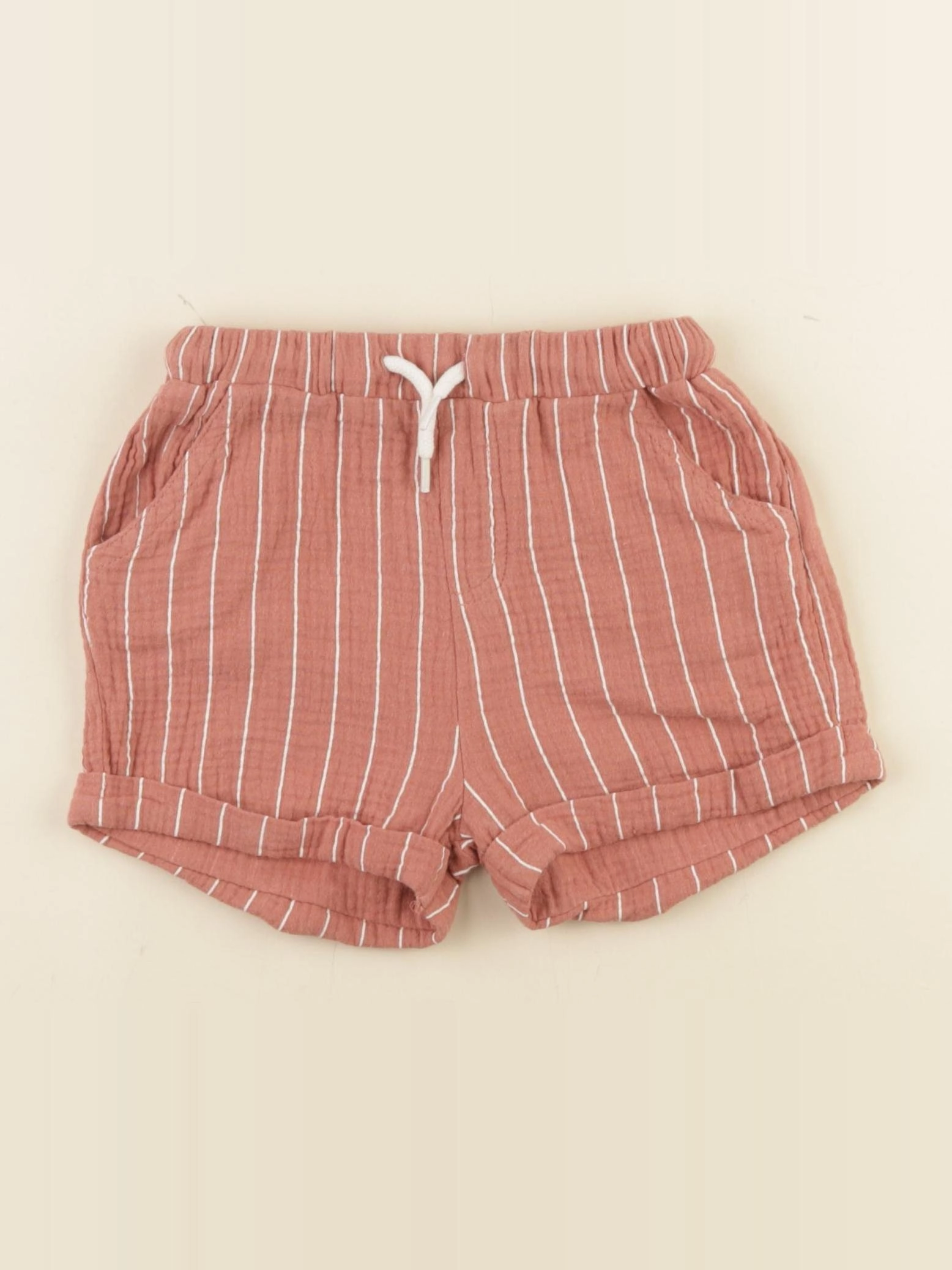 Vertbaudet - short marron - 24 mois