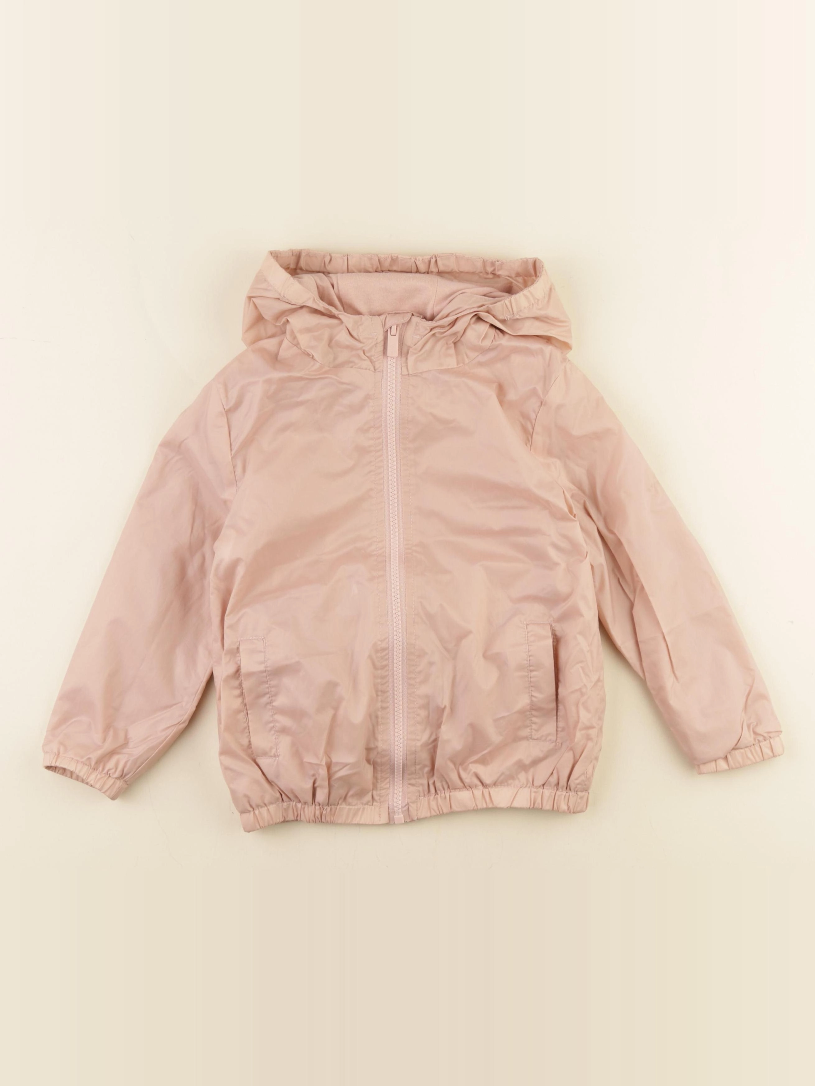 Vertbaudet - coupe-vent rose - 4 ans