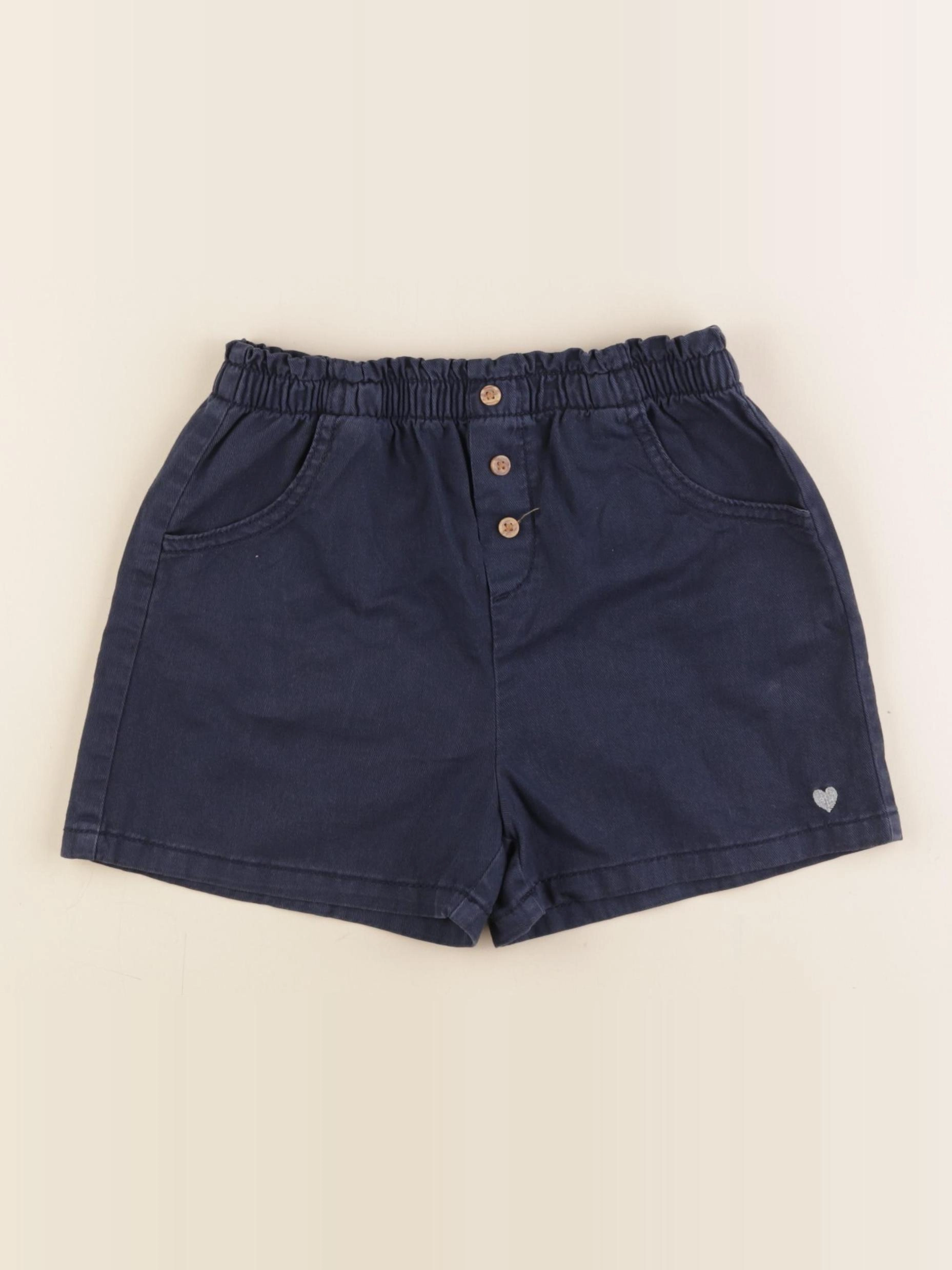 Vertbaudet - short bleu - 7 ans