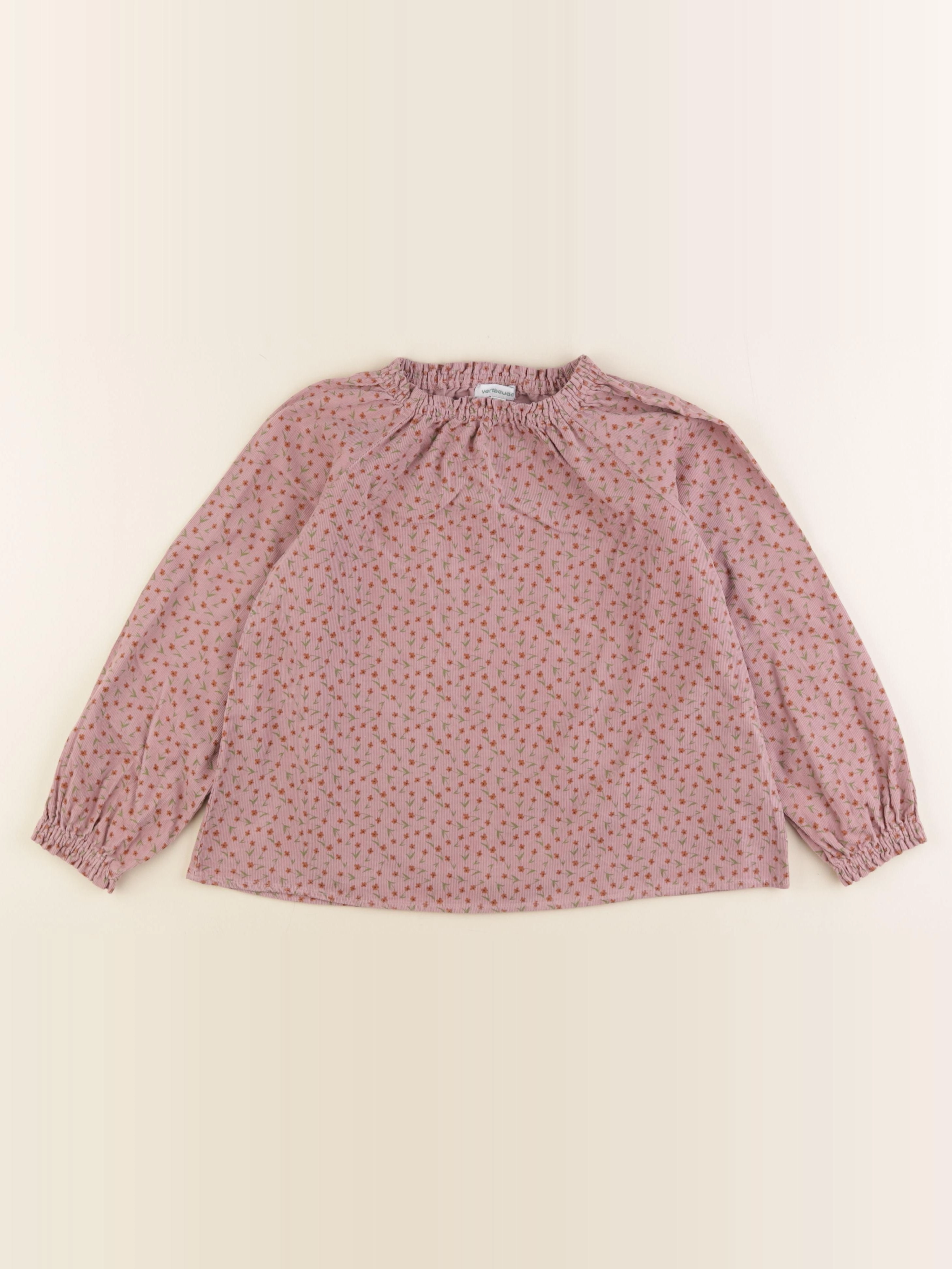 Vertbaudet - blouse rose - 8 ans