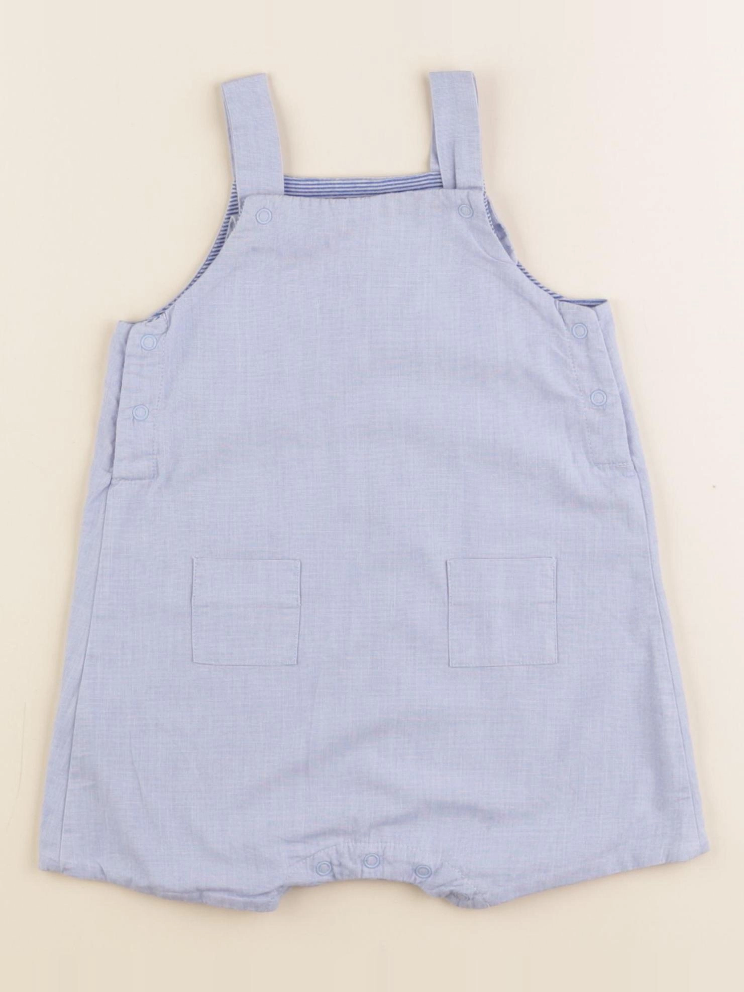 Petit Bateau - salopette bleu - 6 mois