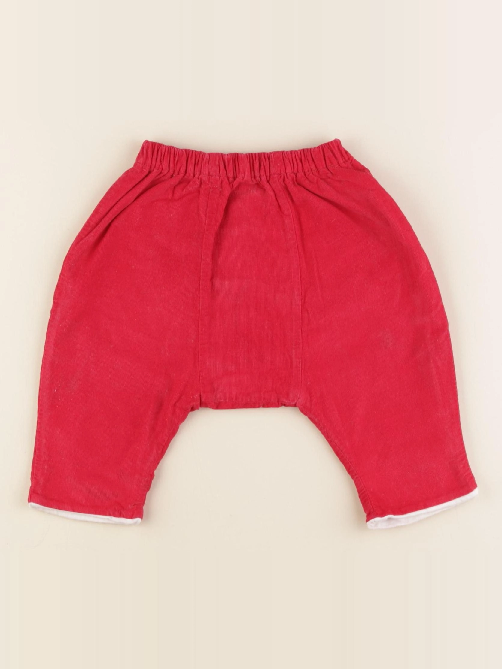 Petit Bateau - sarouel rouge - 3 mois