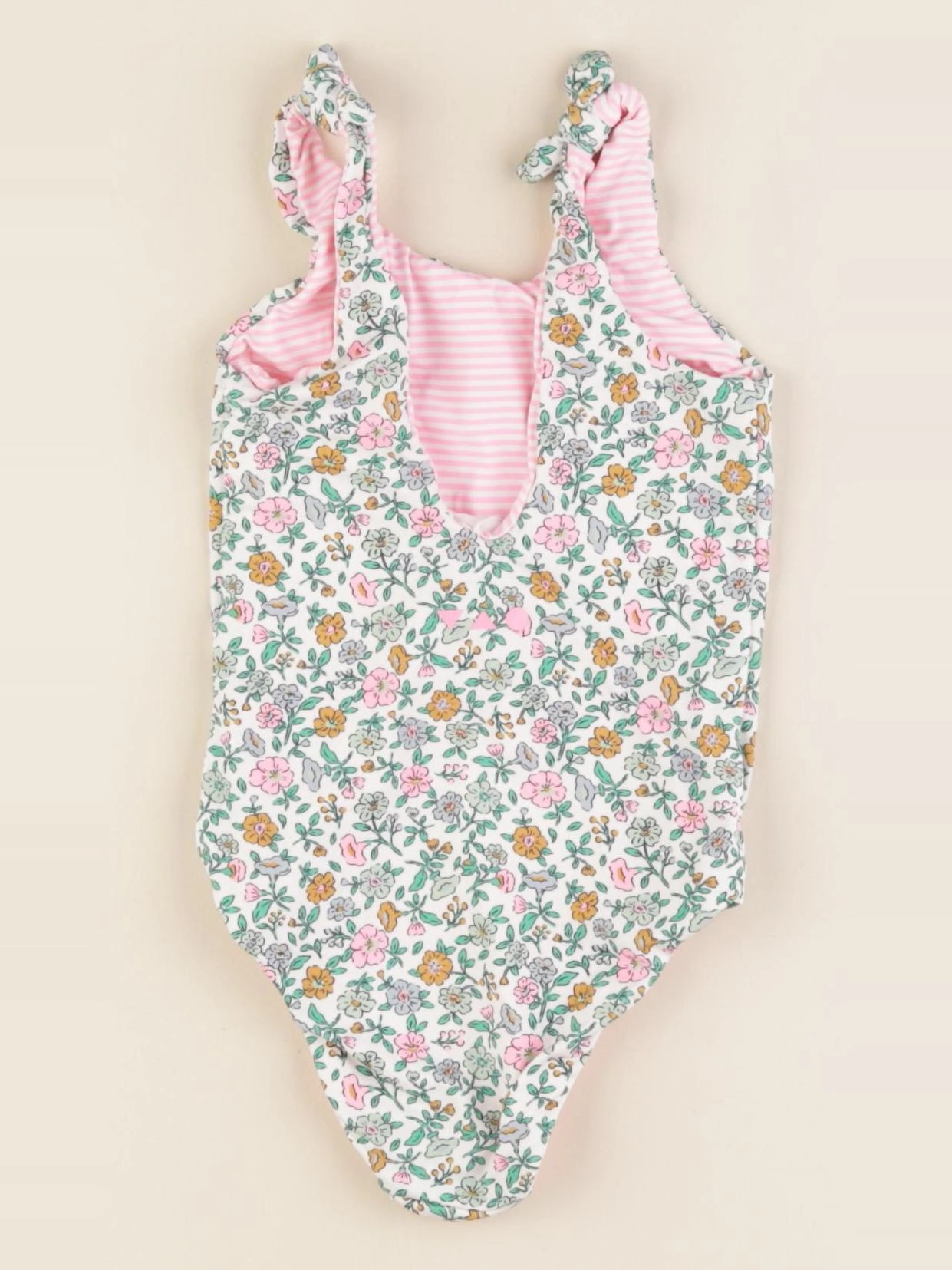 Tape à l'oeil - maillot de bain réversible vert, rose - 24 mois