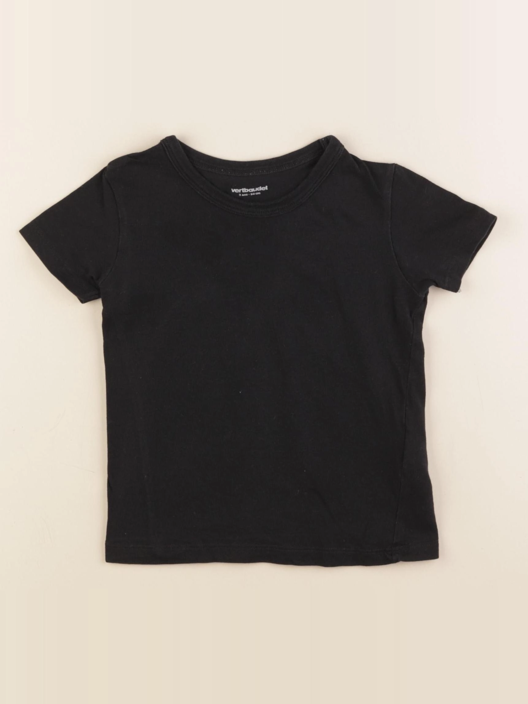 Vertbaudet - maillot de corps noir - 3 ans