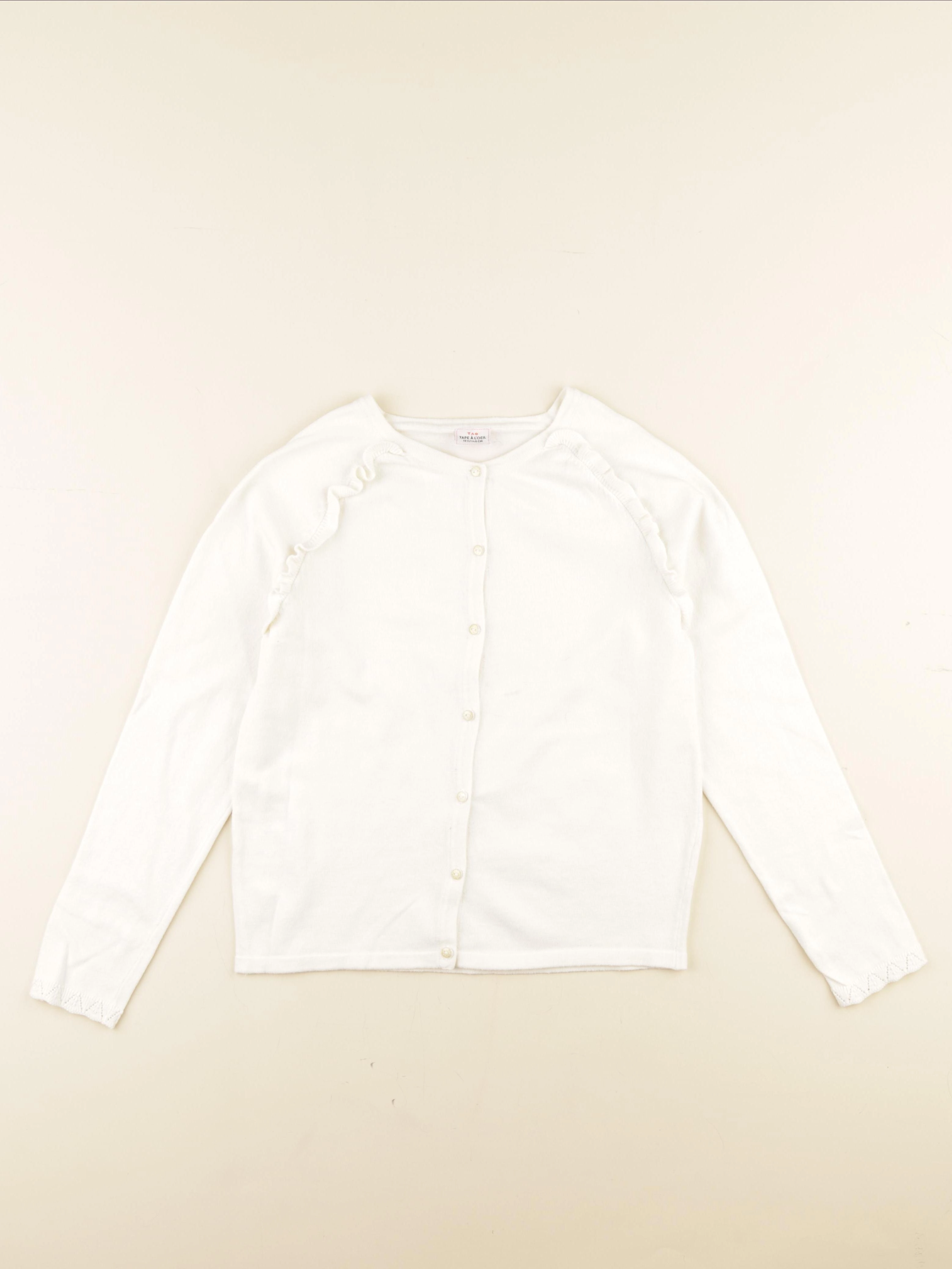 Tape à l'oeil - gilet blanc - 10 ans