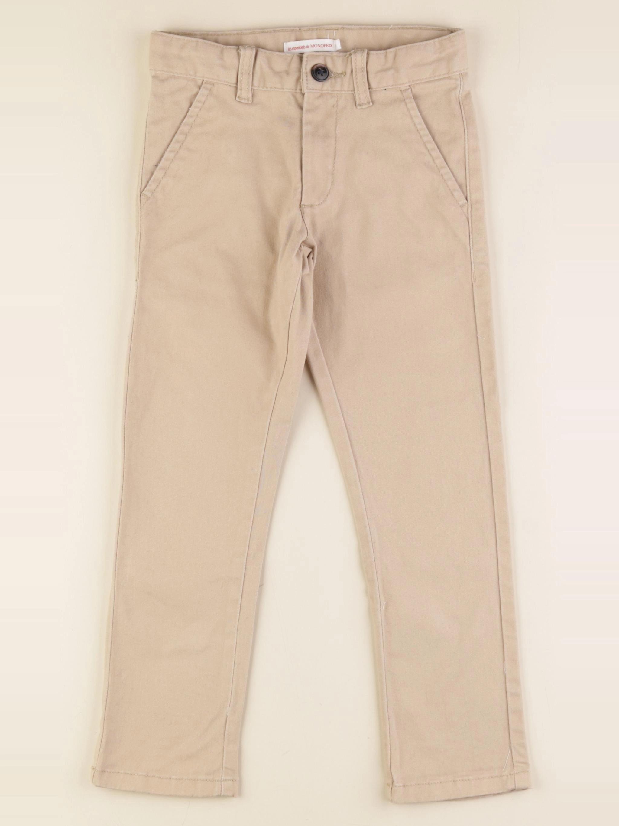 Monoprix - pantalon beige - 5 ans
