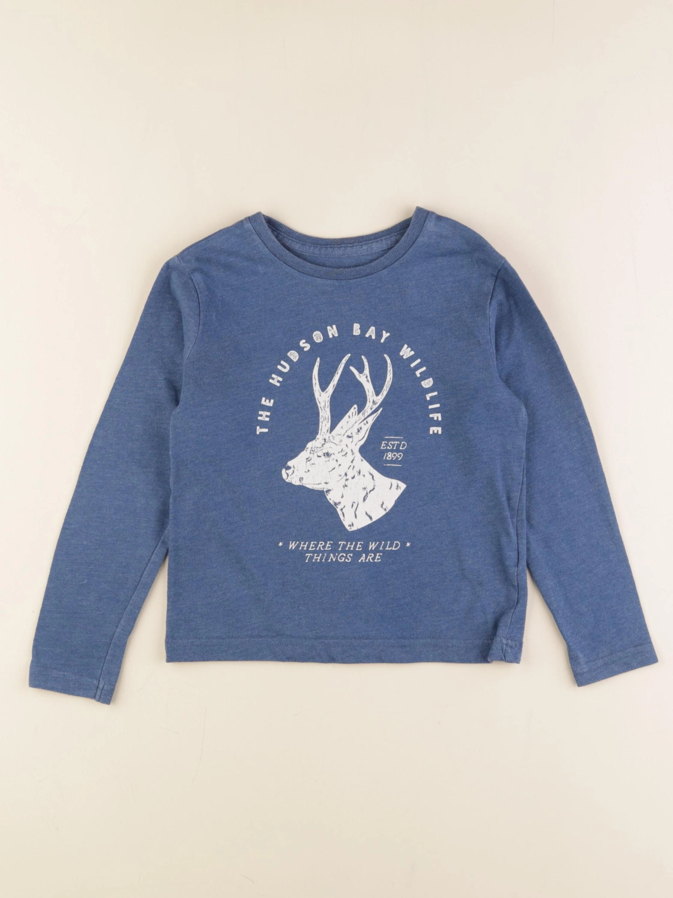 Cyrillus - tee-shirt bleu - 4 ans