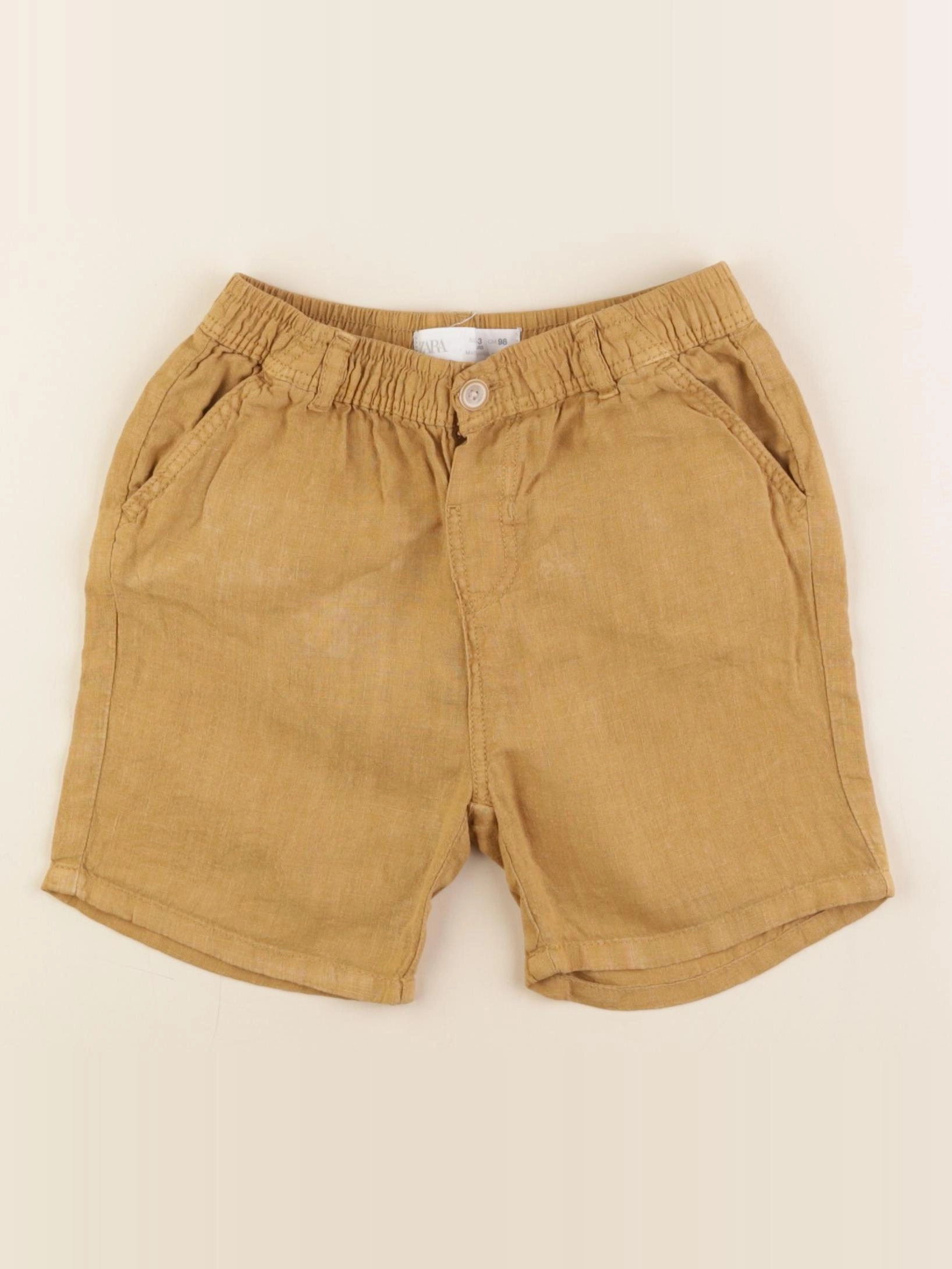 Zara - short jaune - 2/3 ans