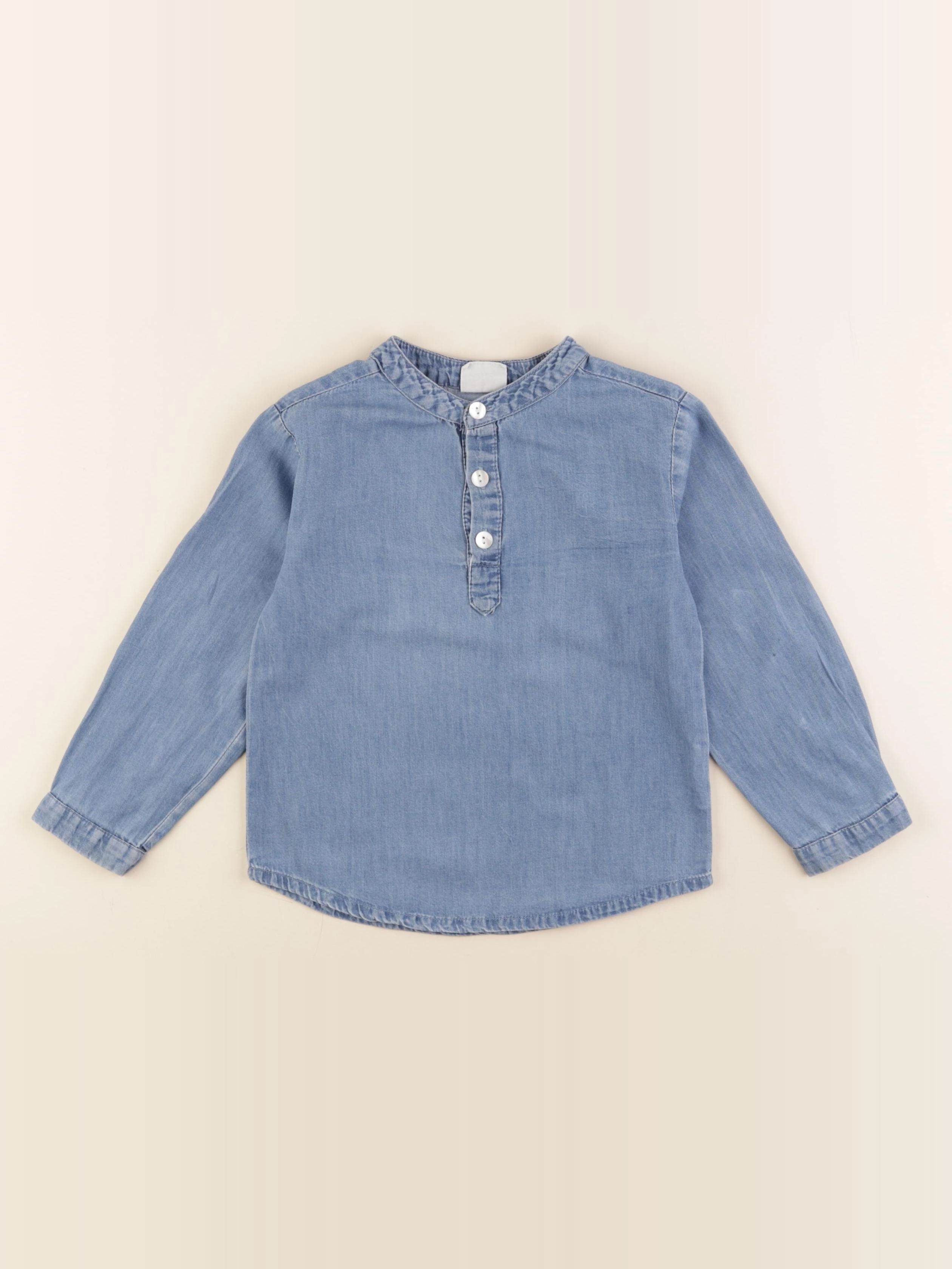 Lililotte - chemise bleu - 4 ans