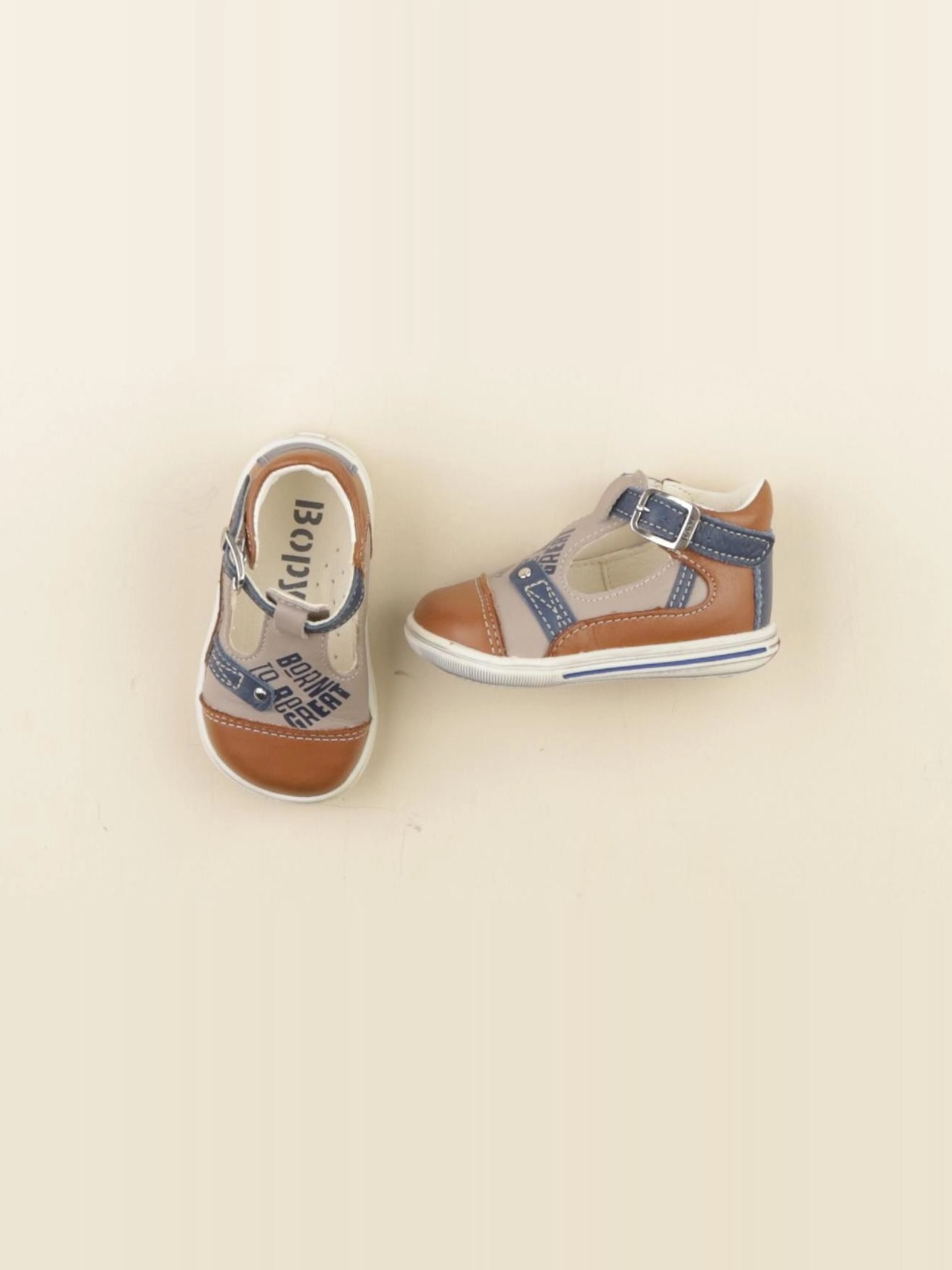 Bopy - babies bleu, marron - pointure 18