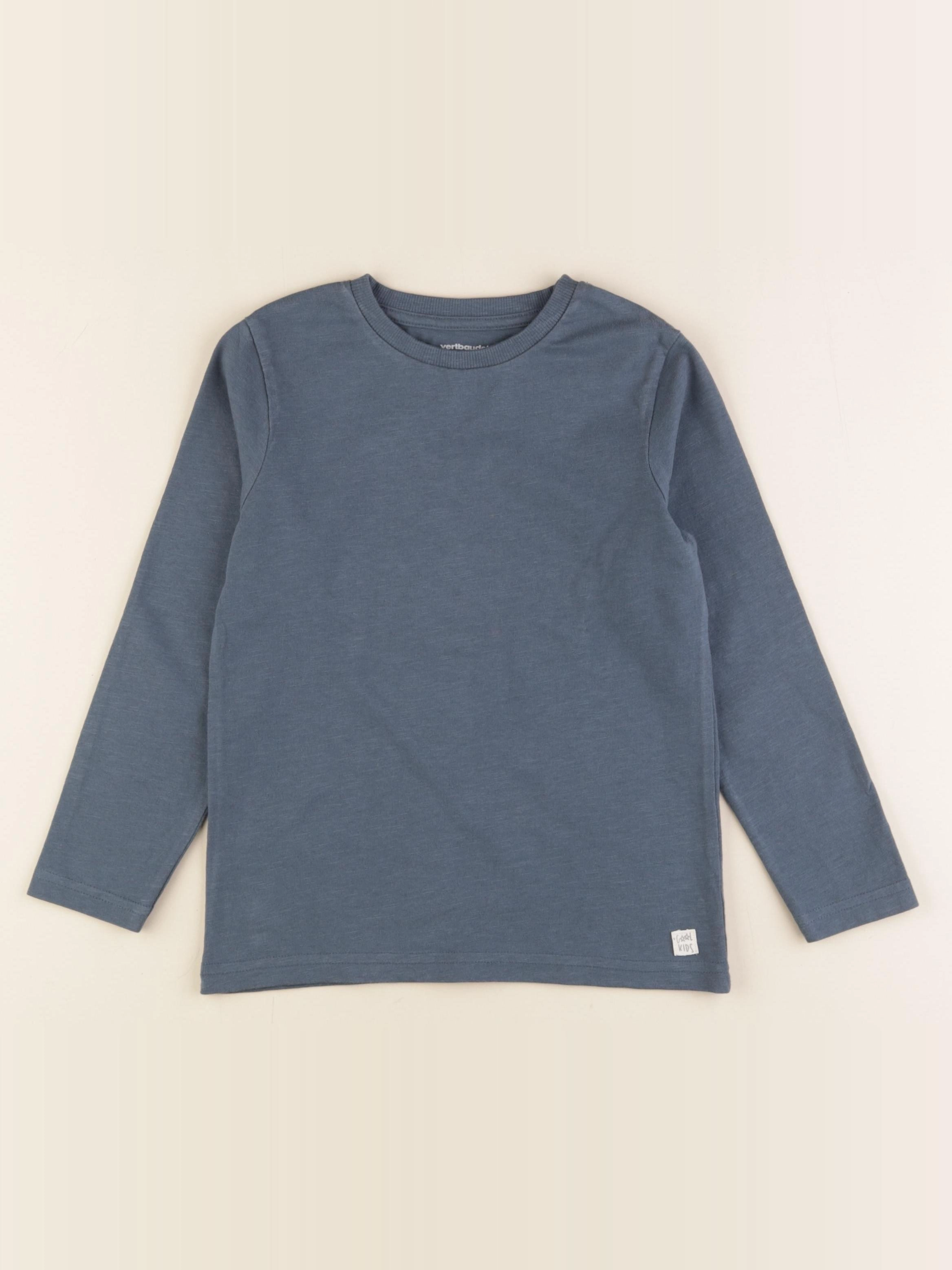 Vertbaudet - tee-shirt bleu - 6 ans