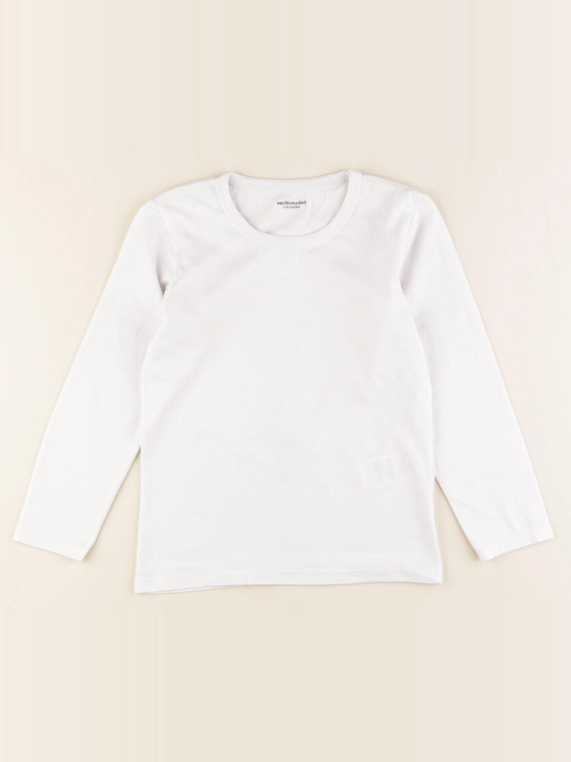 Vertbaudet - maillot de corps blanc - 6 ans