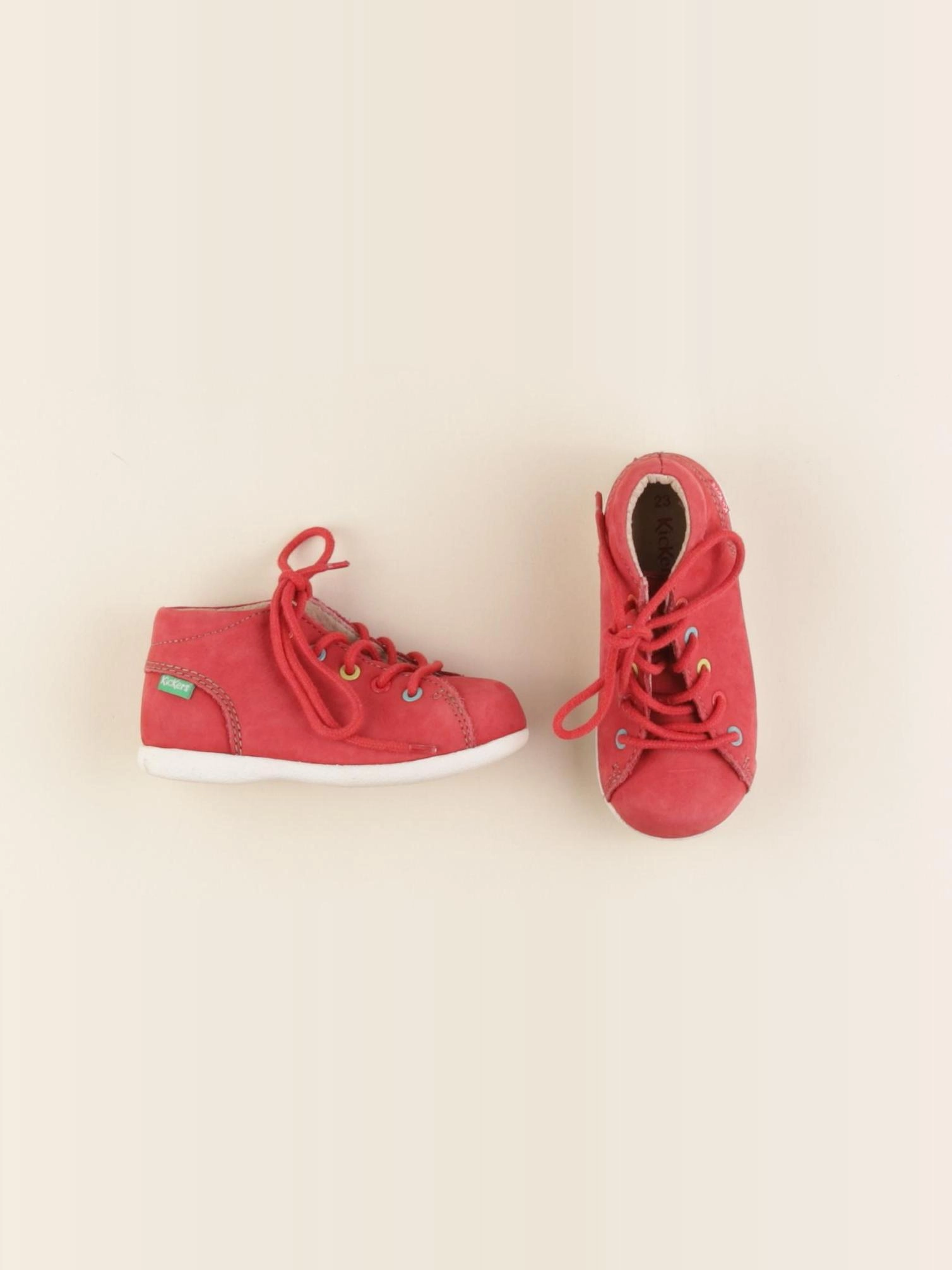 Kickers - bottillons rouge - pointure 23