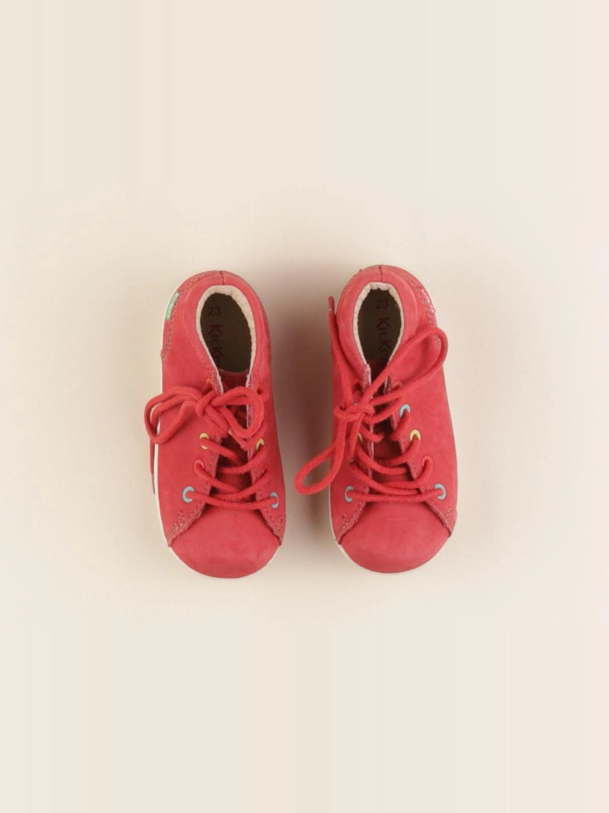 Kickers - bottillons rouge - pointure 23