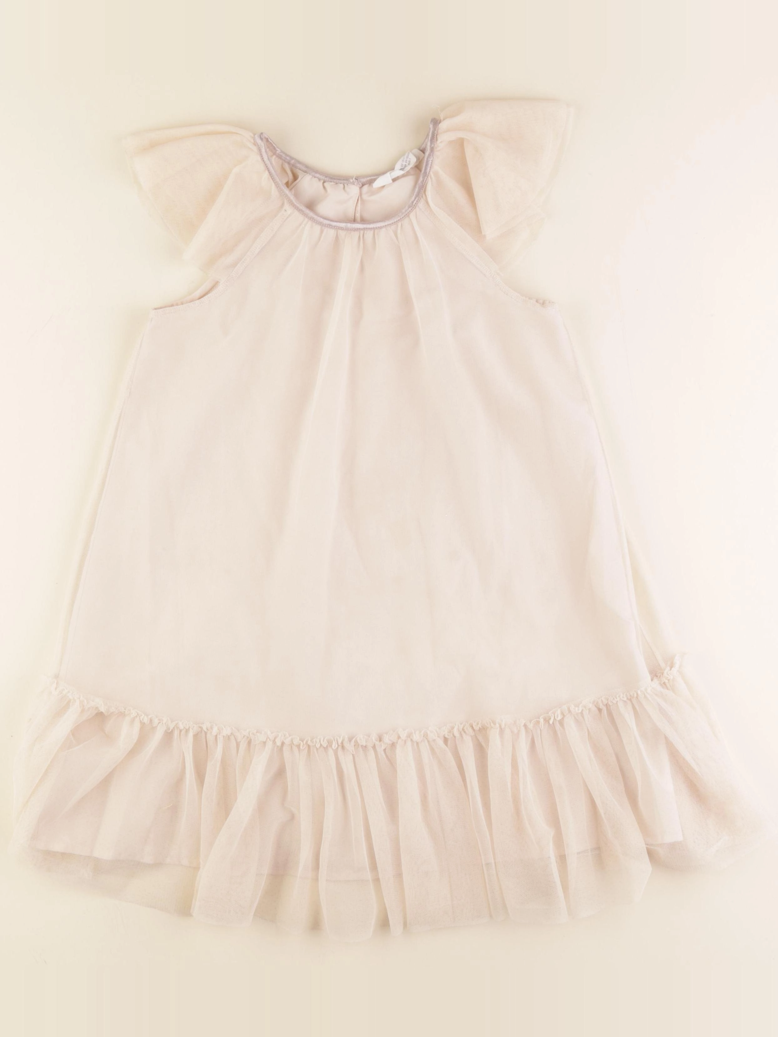 H&M - robe beige - 6/7 ans