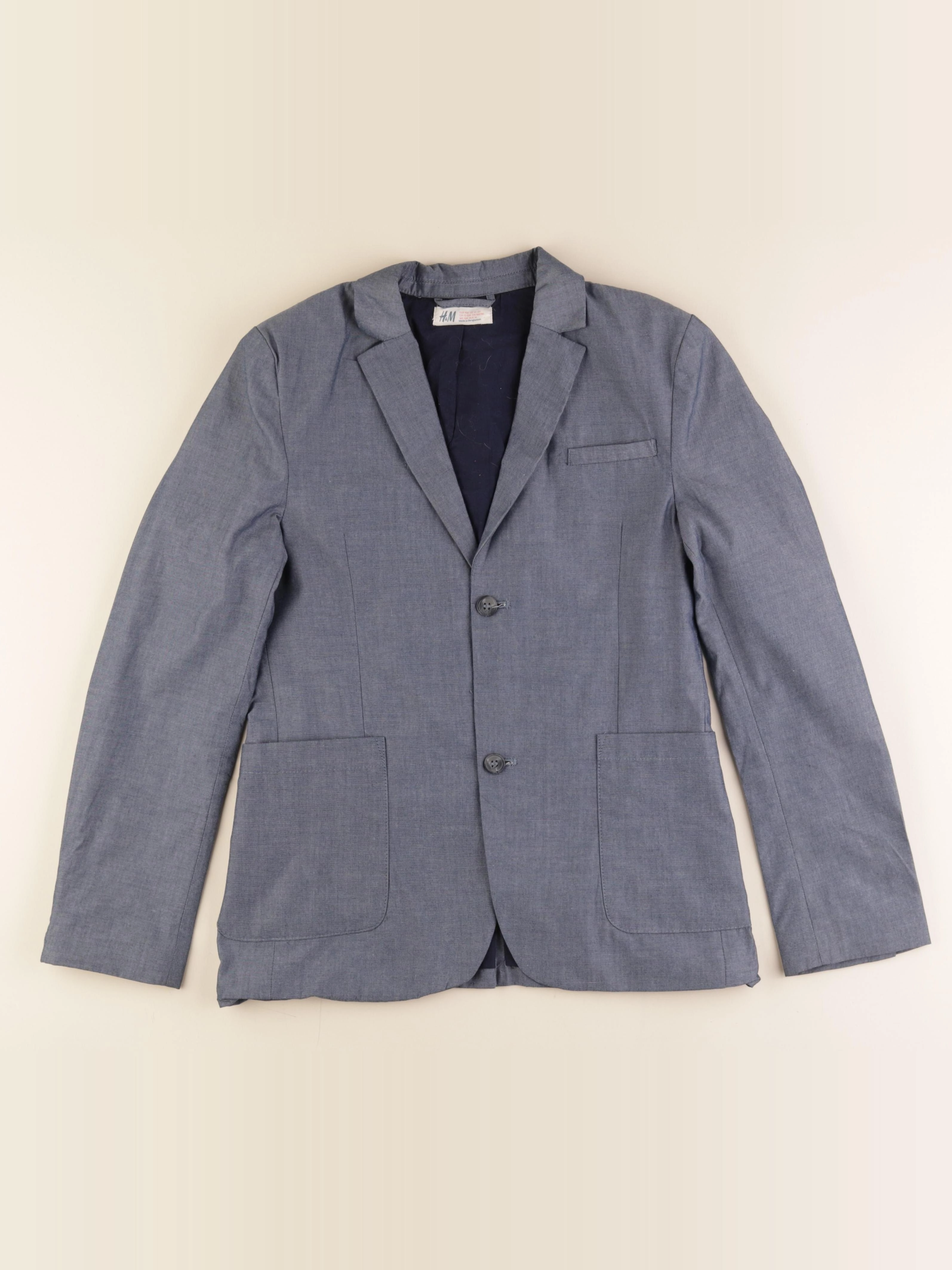 H&M - veste bleu - 12/13 ans