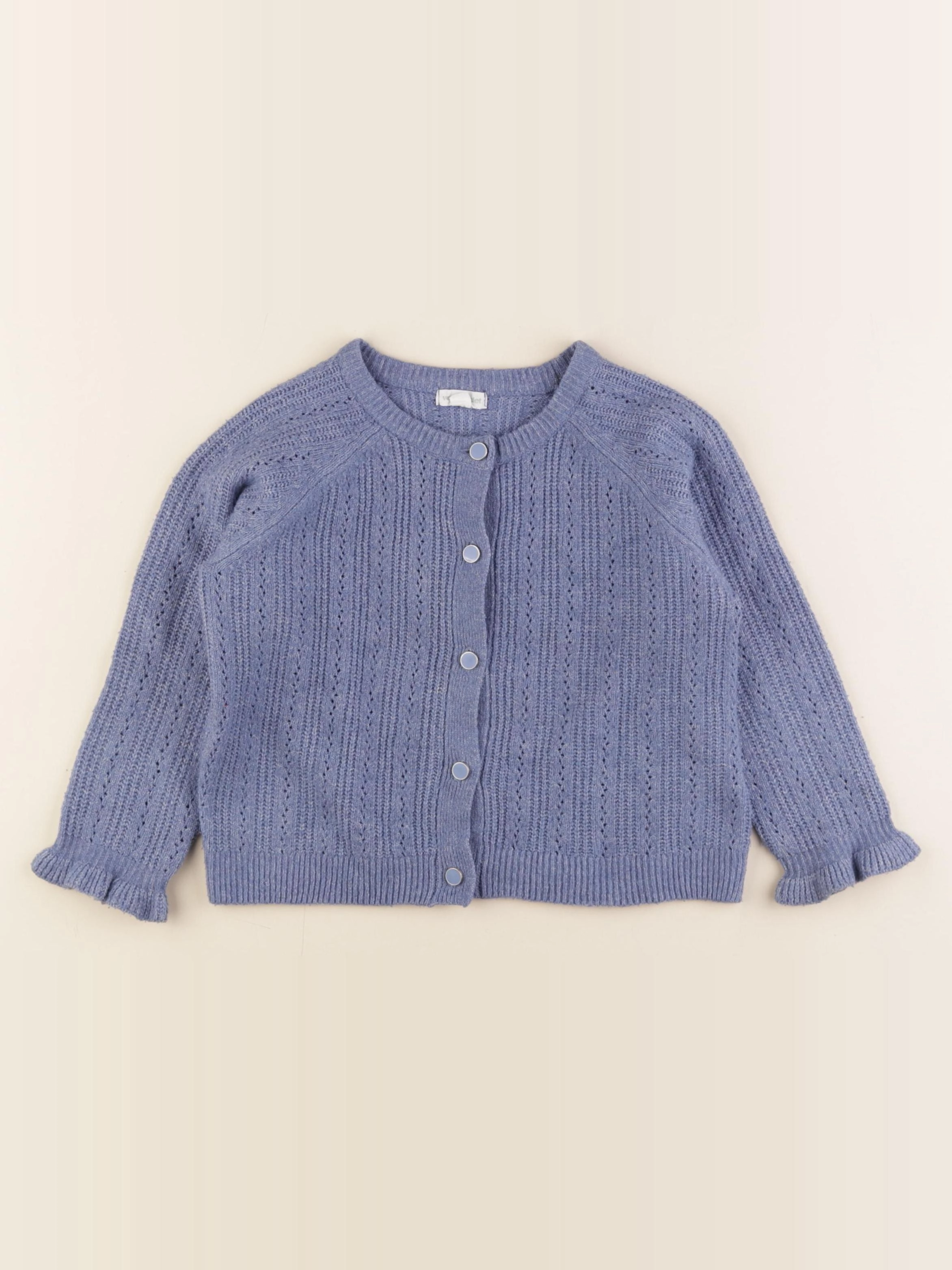 Vertbaudet - gilet bleu - 3 ans