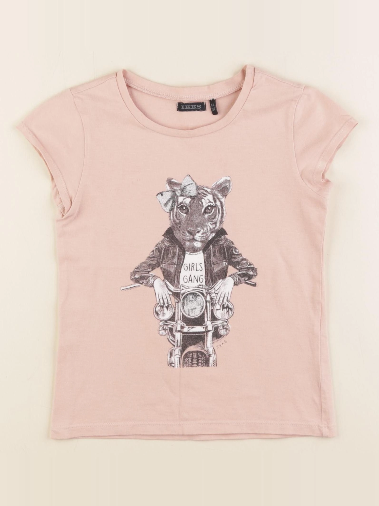 IKKS - tee-shirt rose - 4 ans