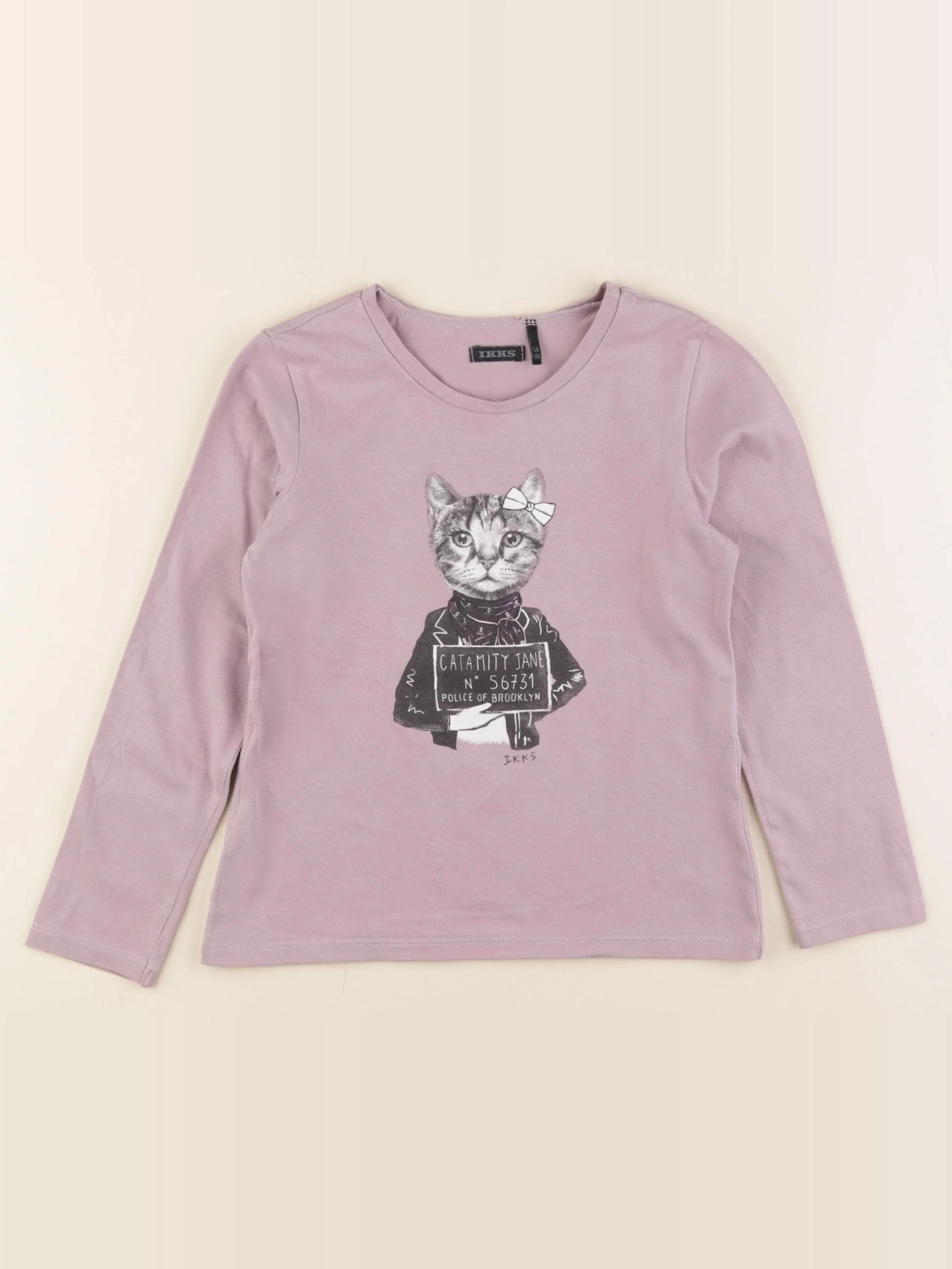 IKKS - tee-shirt violet - 5 ans