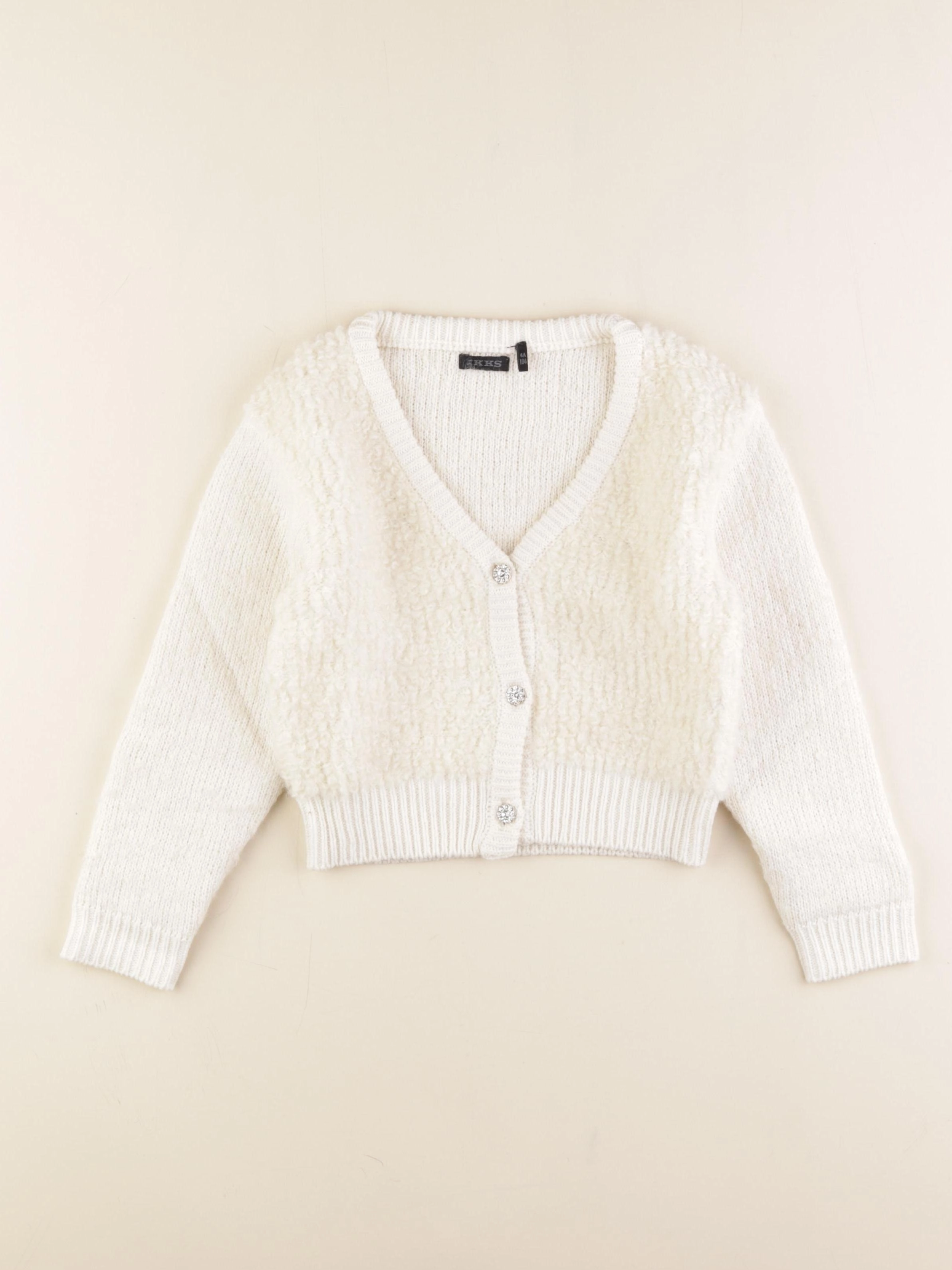 IKKS - gilet beige - 4 ans