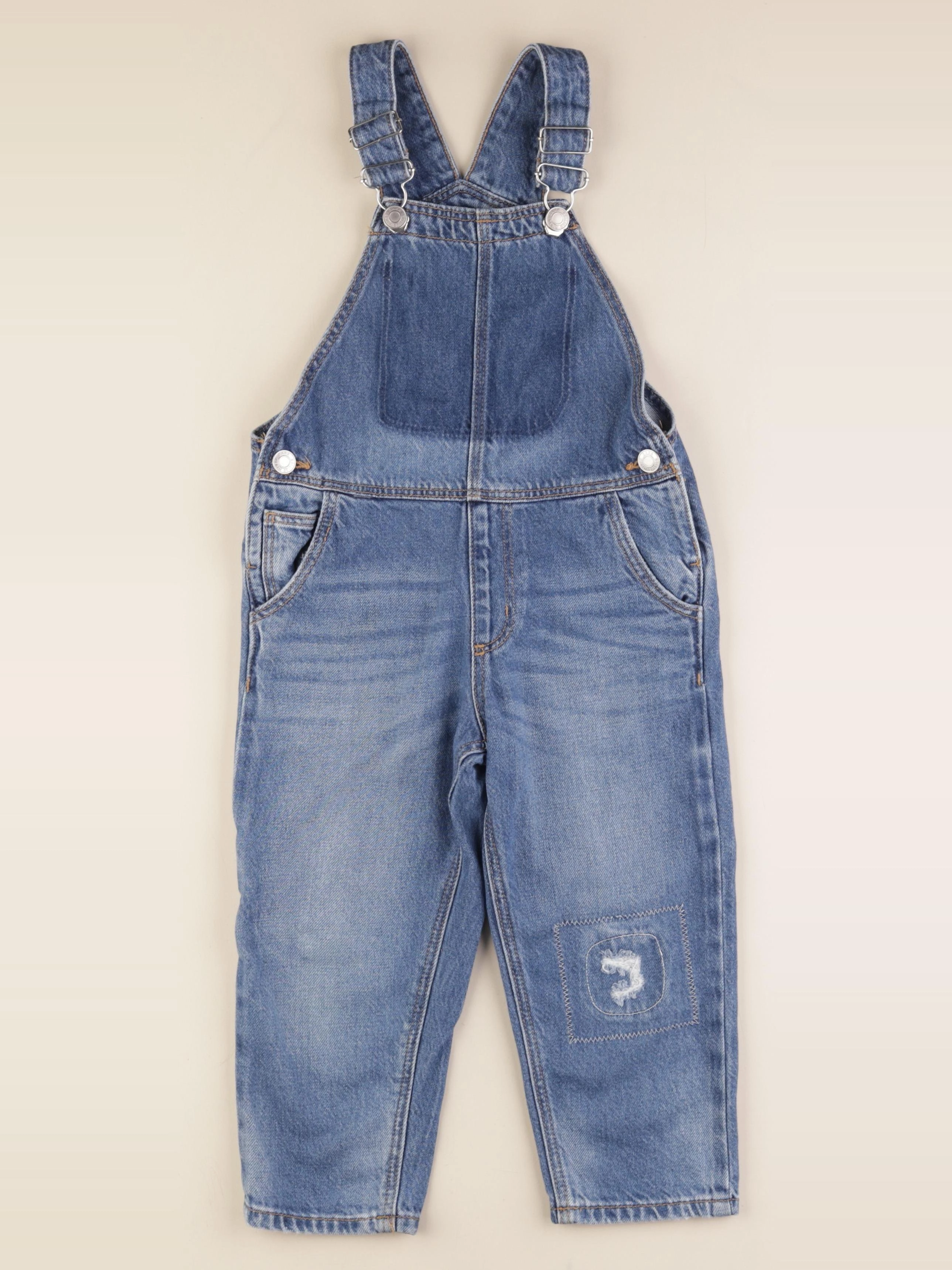 Zara - salopette bleu - 3/4 ans