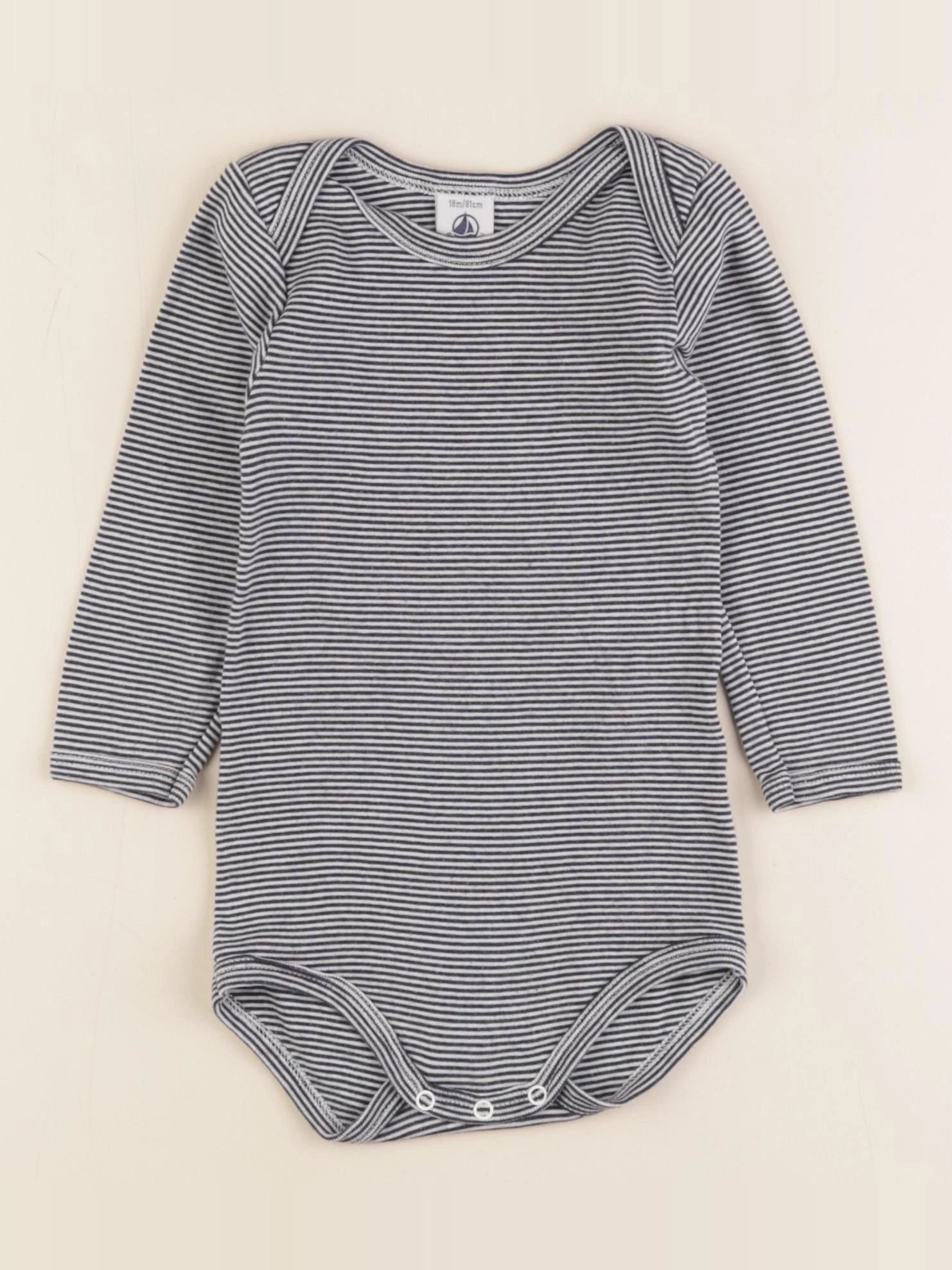 Petit Bateau - body bleu - 18 mois