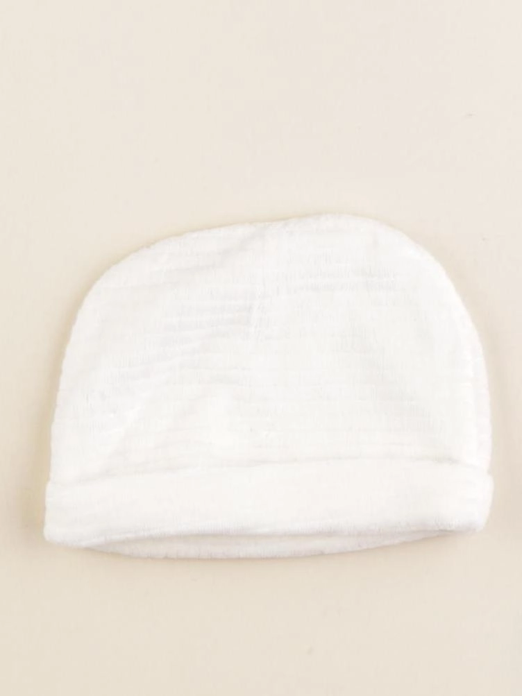 Natalys - bonnet de naissance blanc - 0 mois
