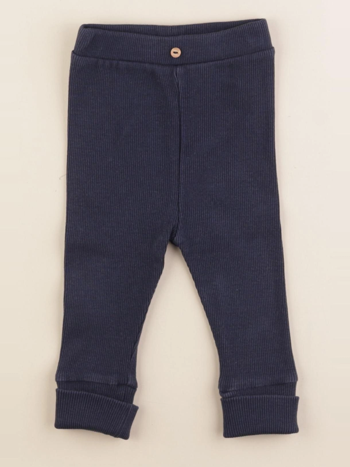 Vertbaudet - legging bleu - 9 mois