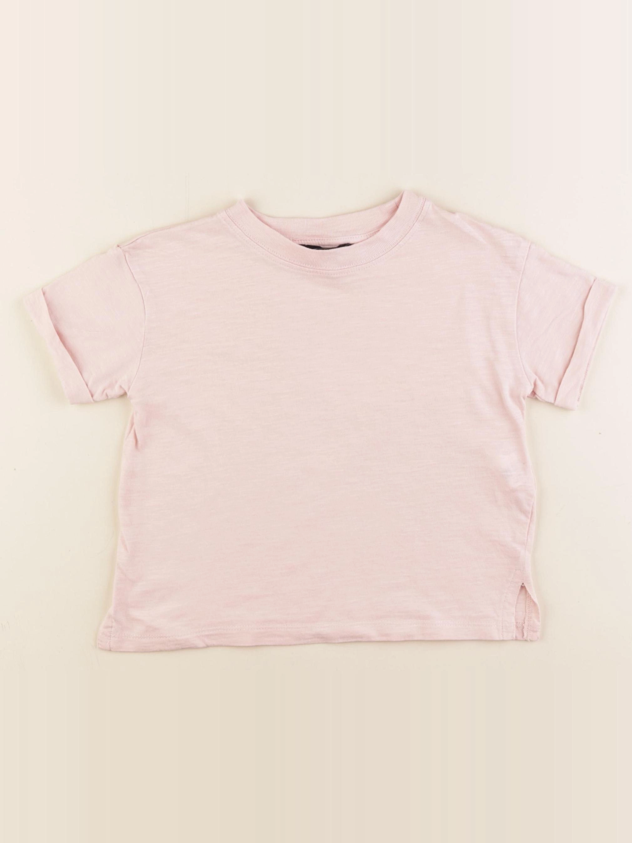 Monoprix - tee-shirt rose - 3 ans