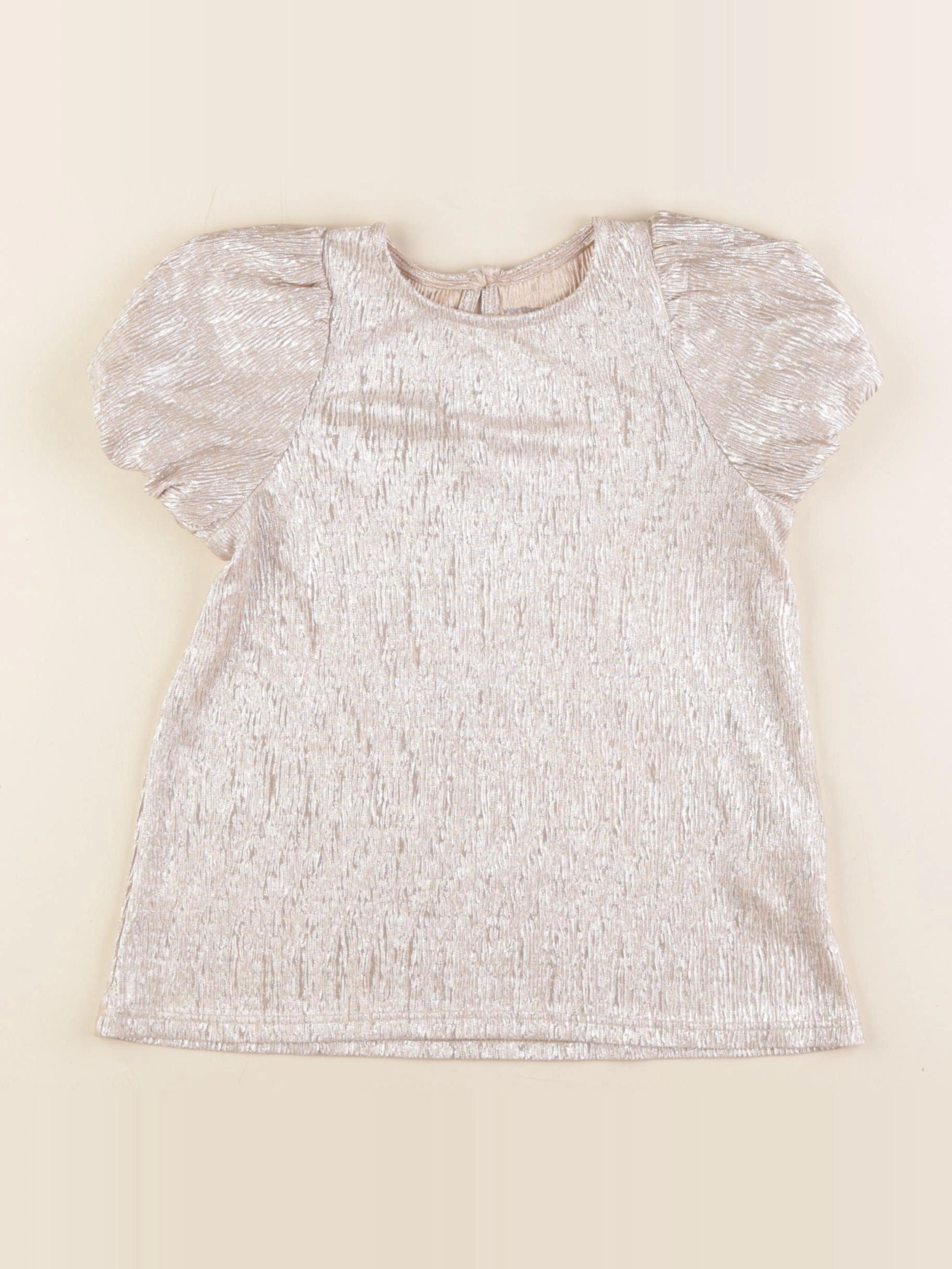 Vertbaudet - tee-shirt or - 4 ans