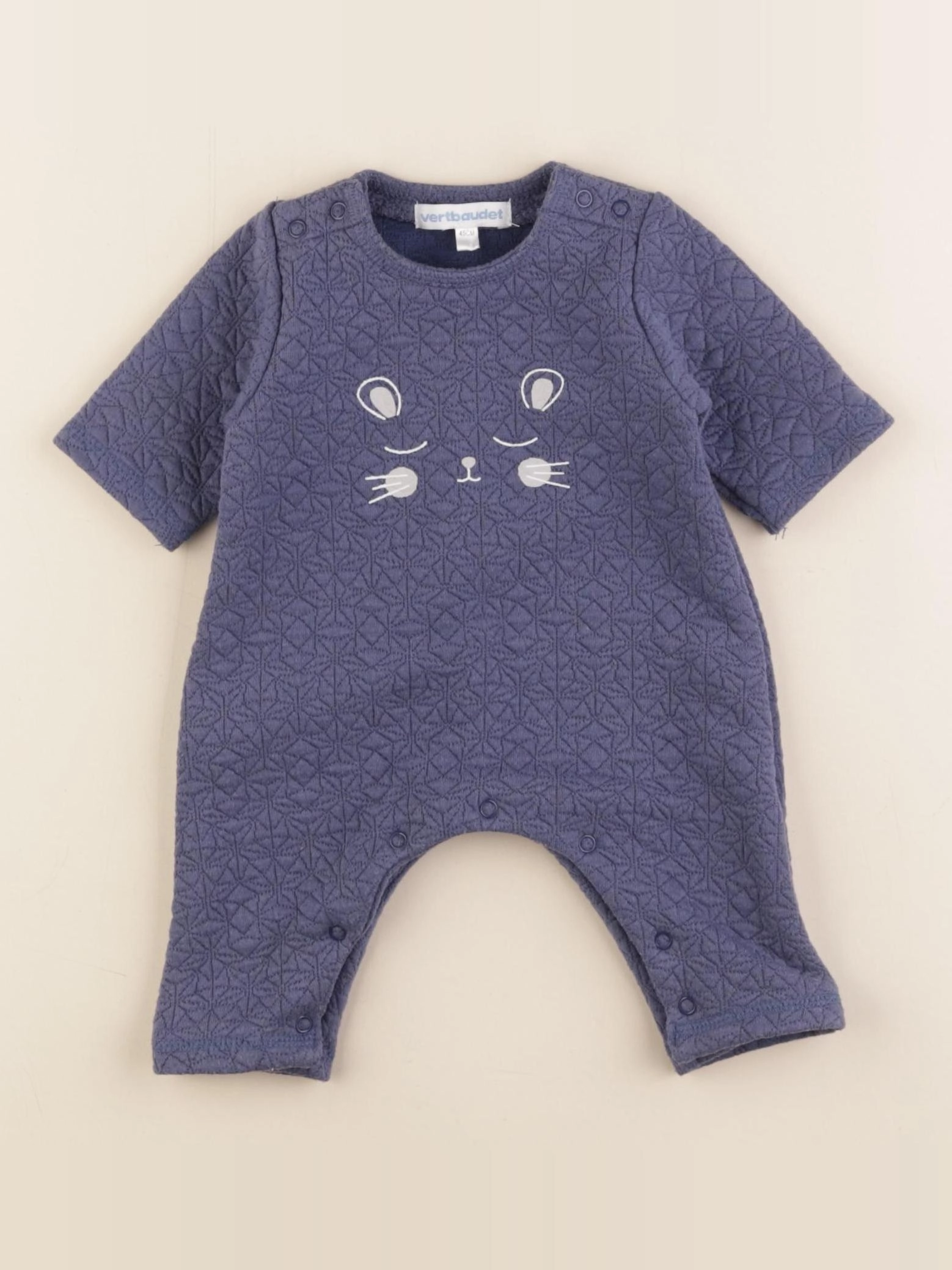 Vertbaudet - pyjama coton bleu - Prématuré