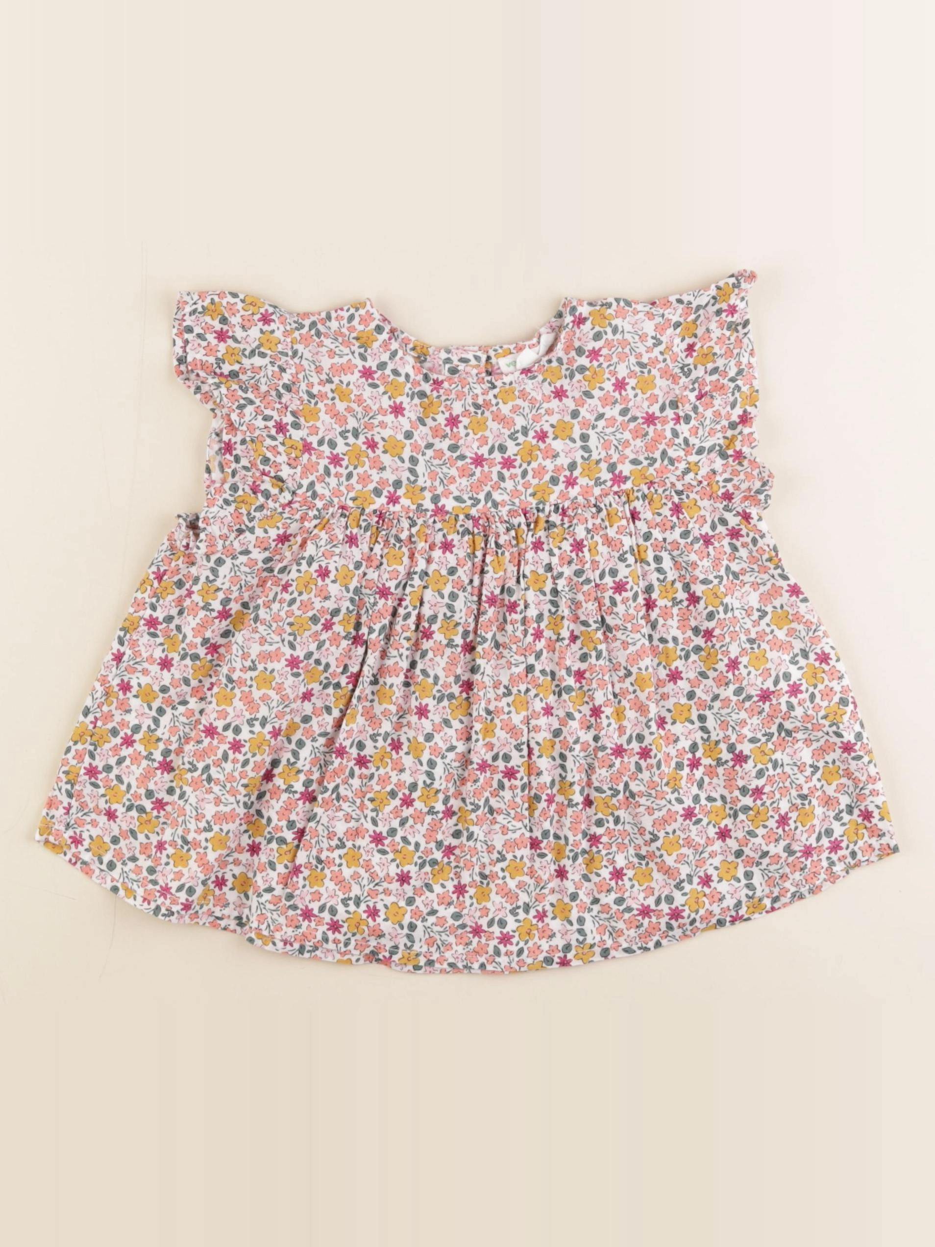 Vertbaudet - blouse multicolore - 4 ans