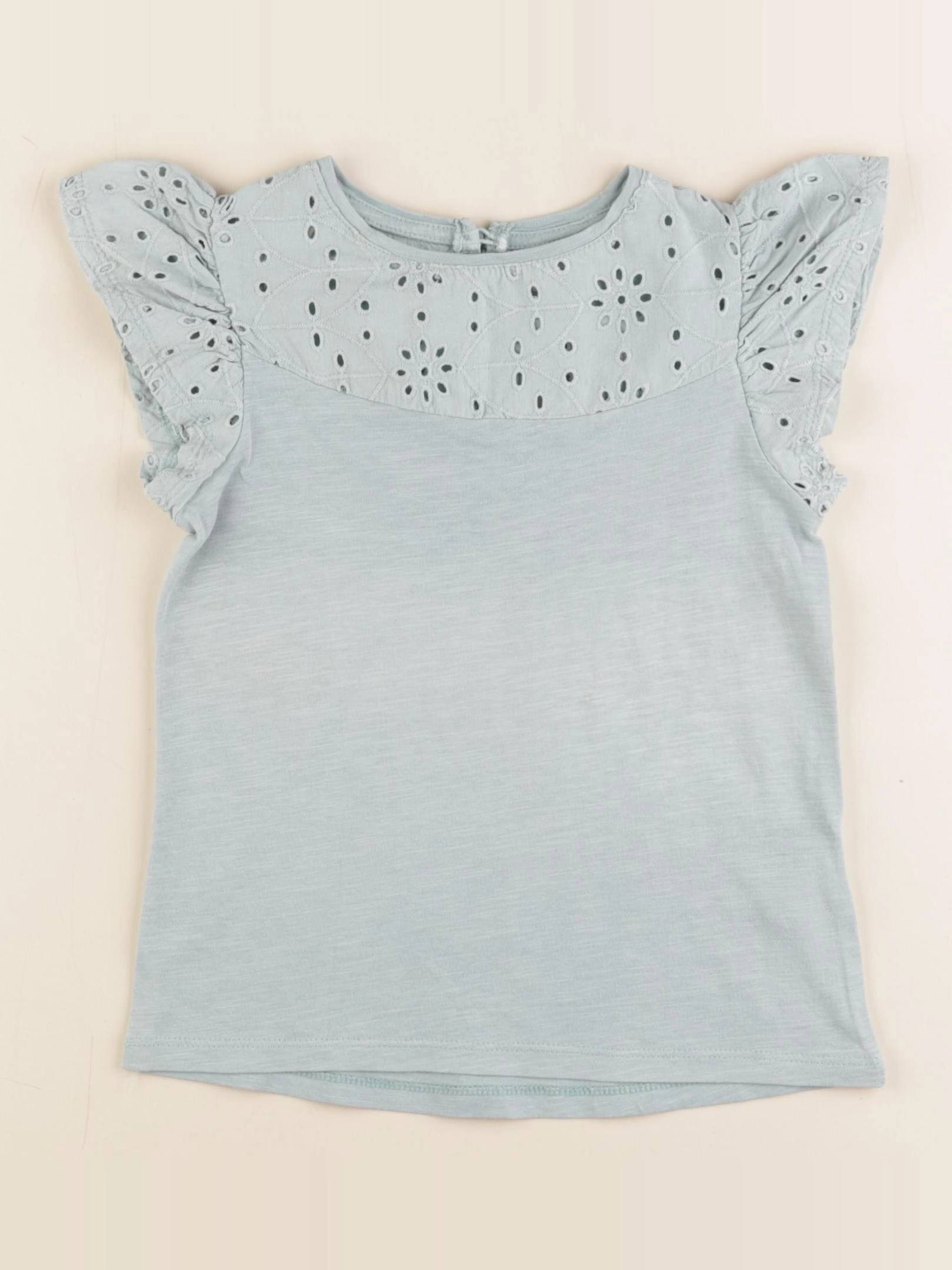 Vertbaudet - tee-shirt vert - 4 ans