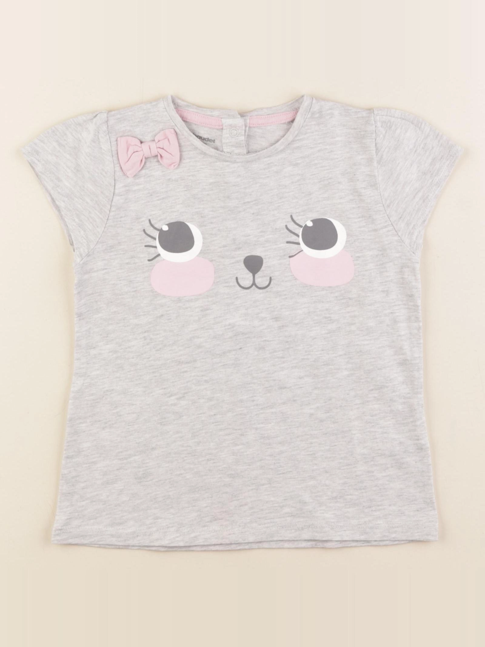 Vertbaudet - tee-shirt gris - 3 ans