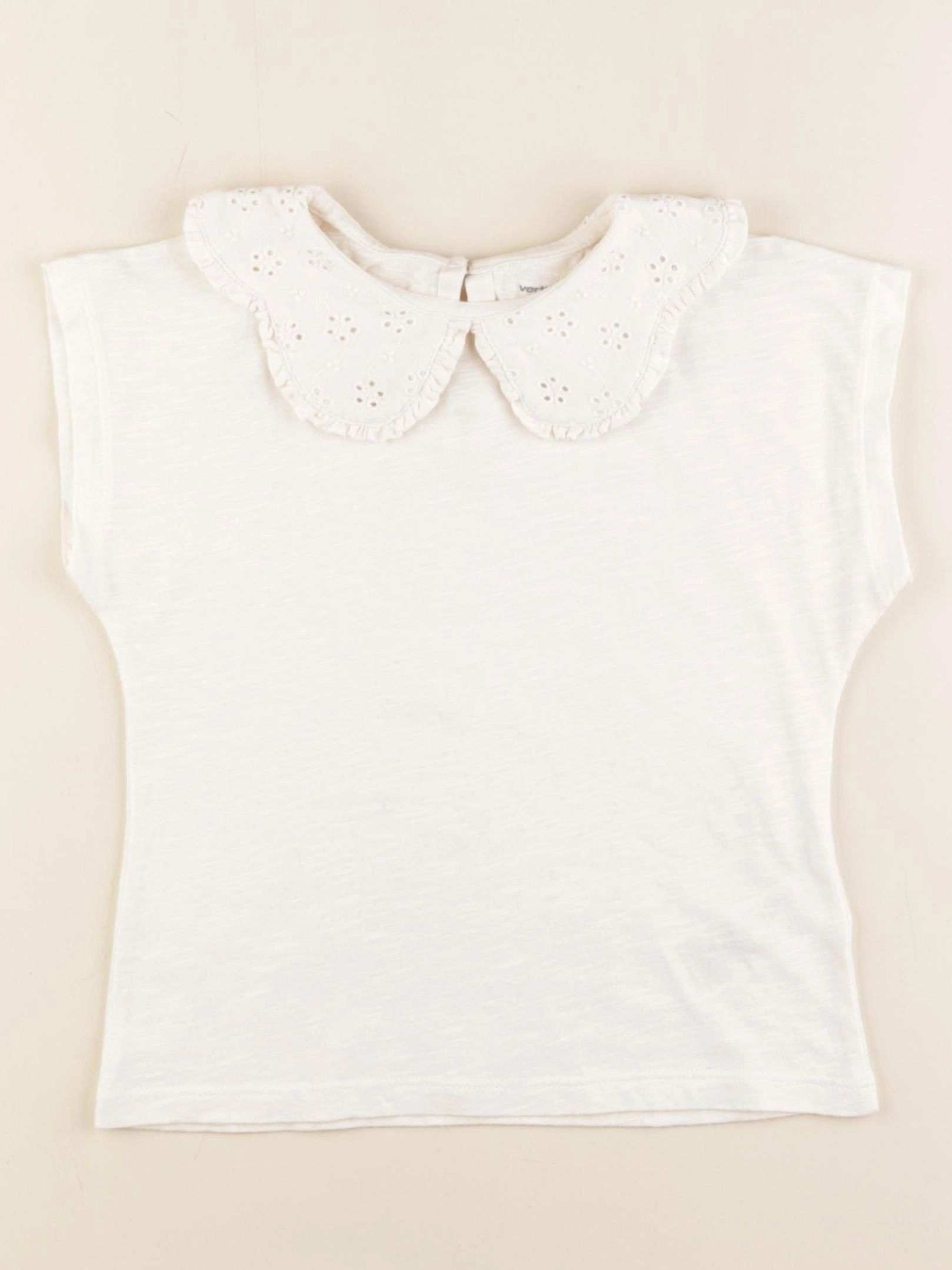 Vertbaudet - tee-shirt blanc - 4 ans