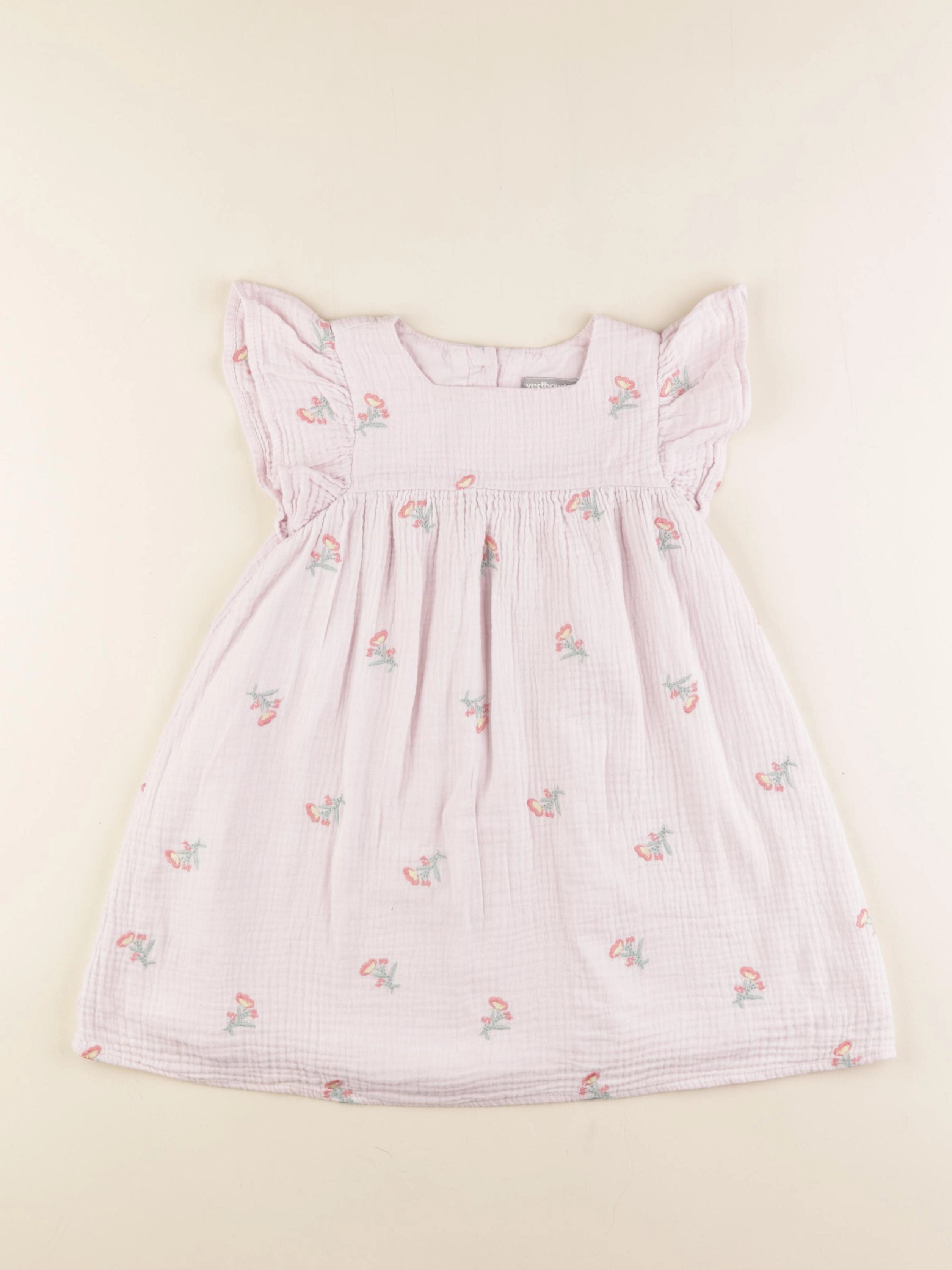 Vertbaudet - robe rose - 5 ans