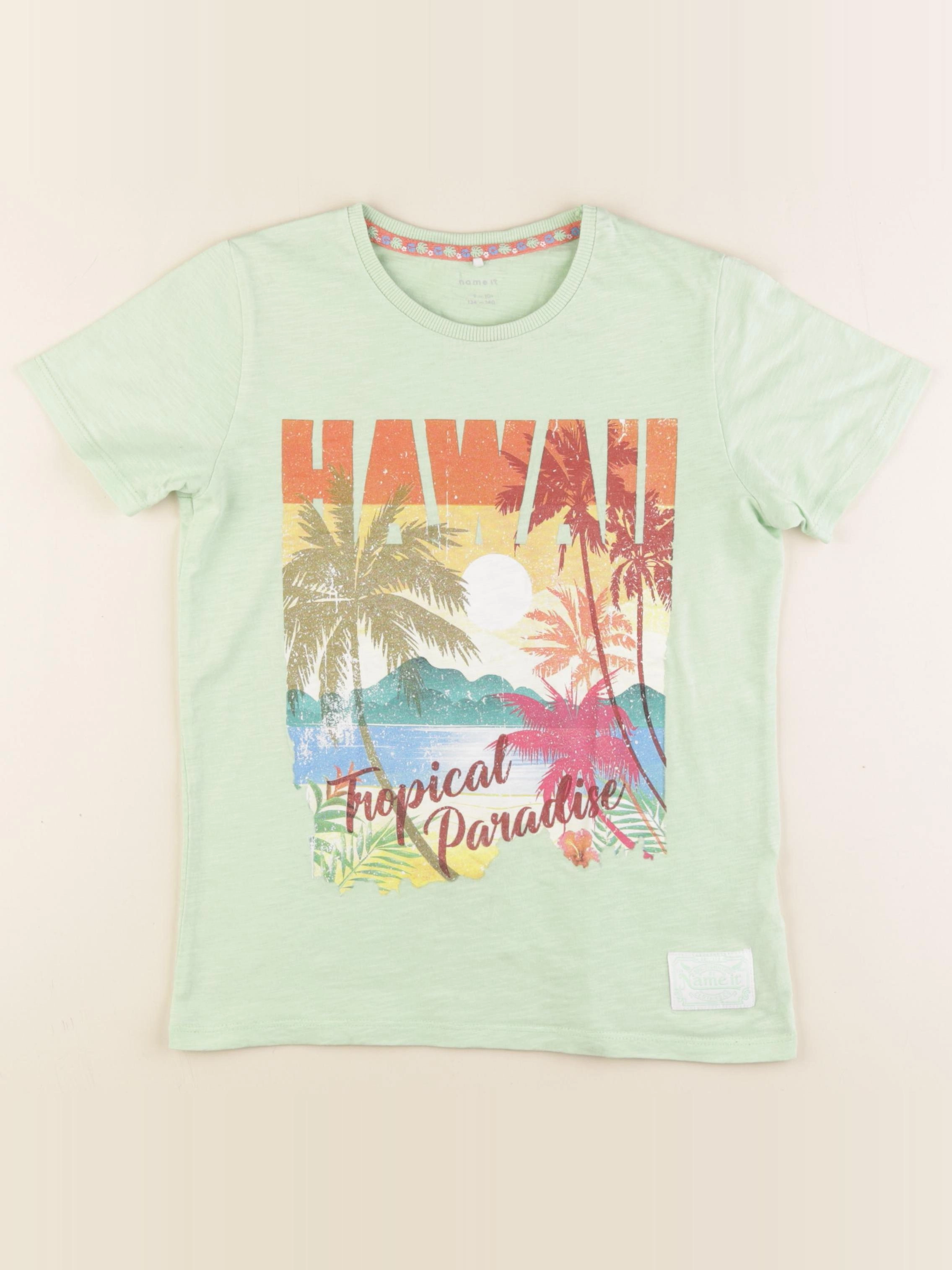 Name it - tee-shirt vert - 9/10 ans