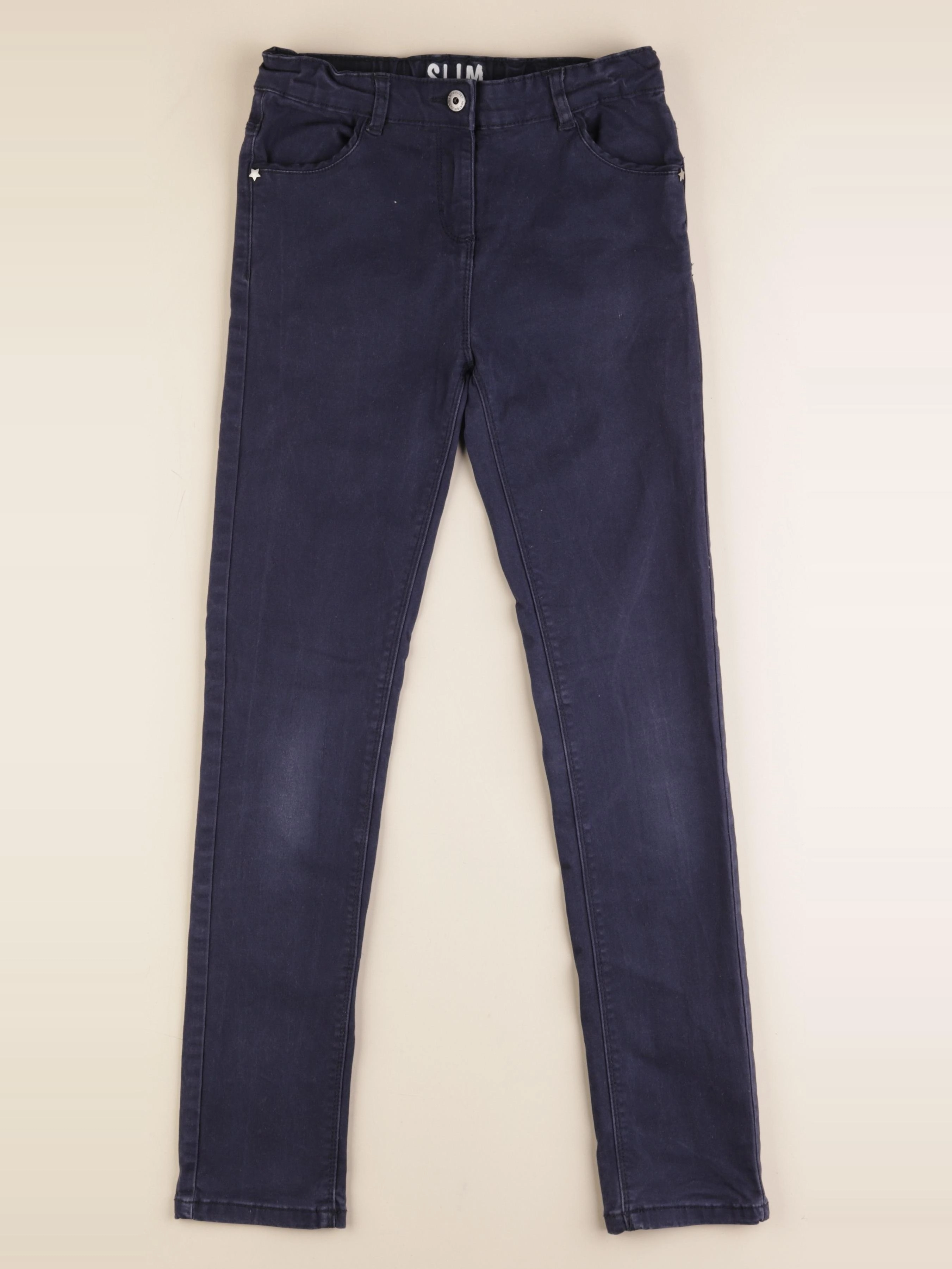 Vertbaudet - pantalon bleu - 12 ans