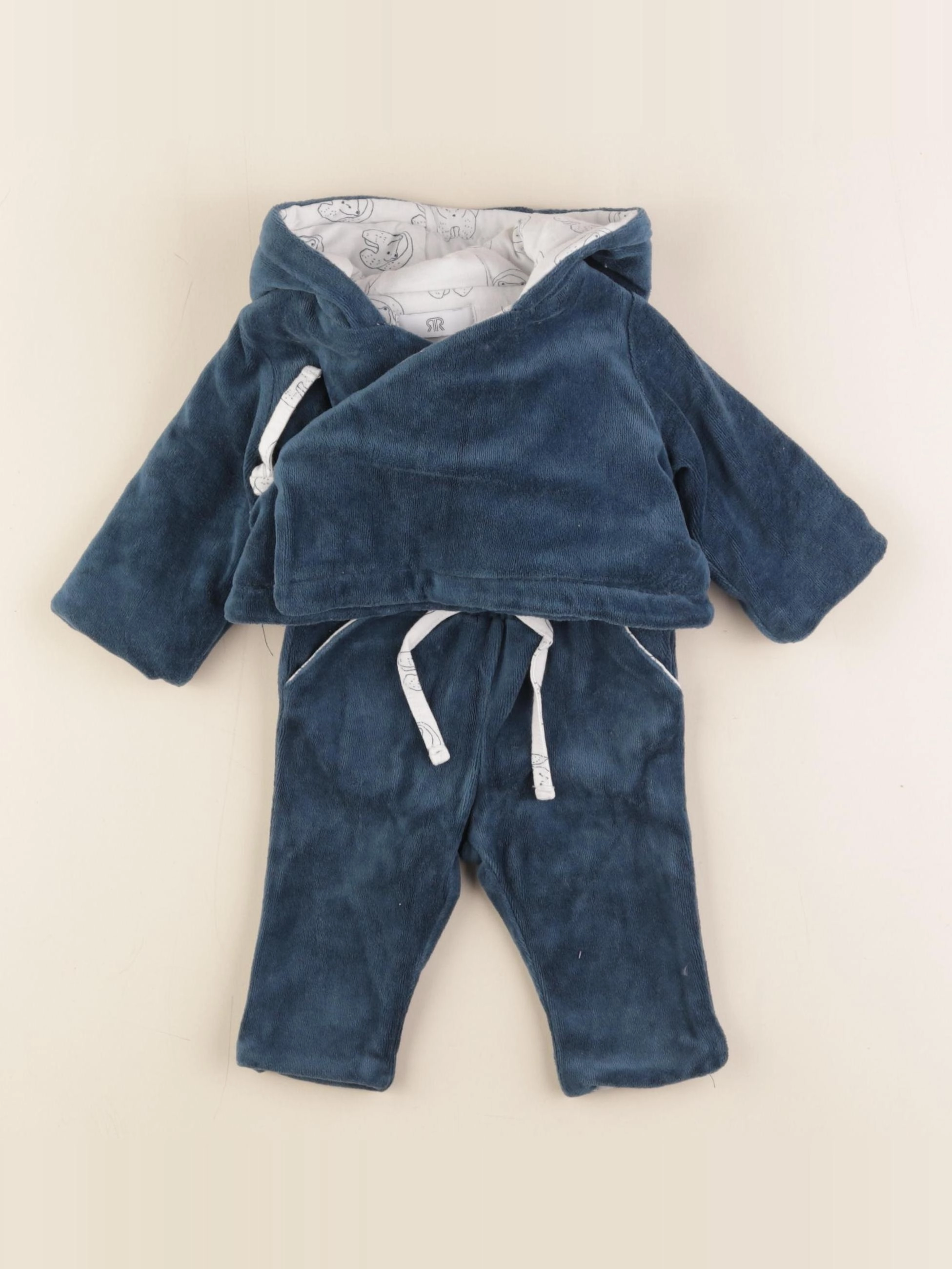 La Redoute - ensemble bleu - 0/1 mois