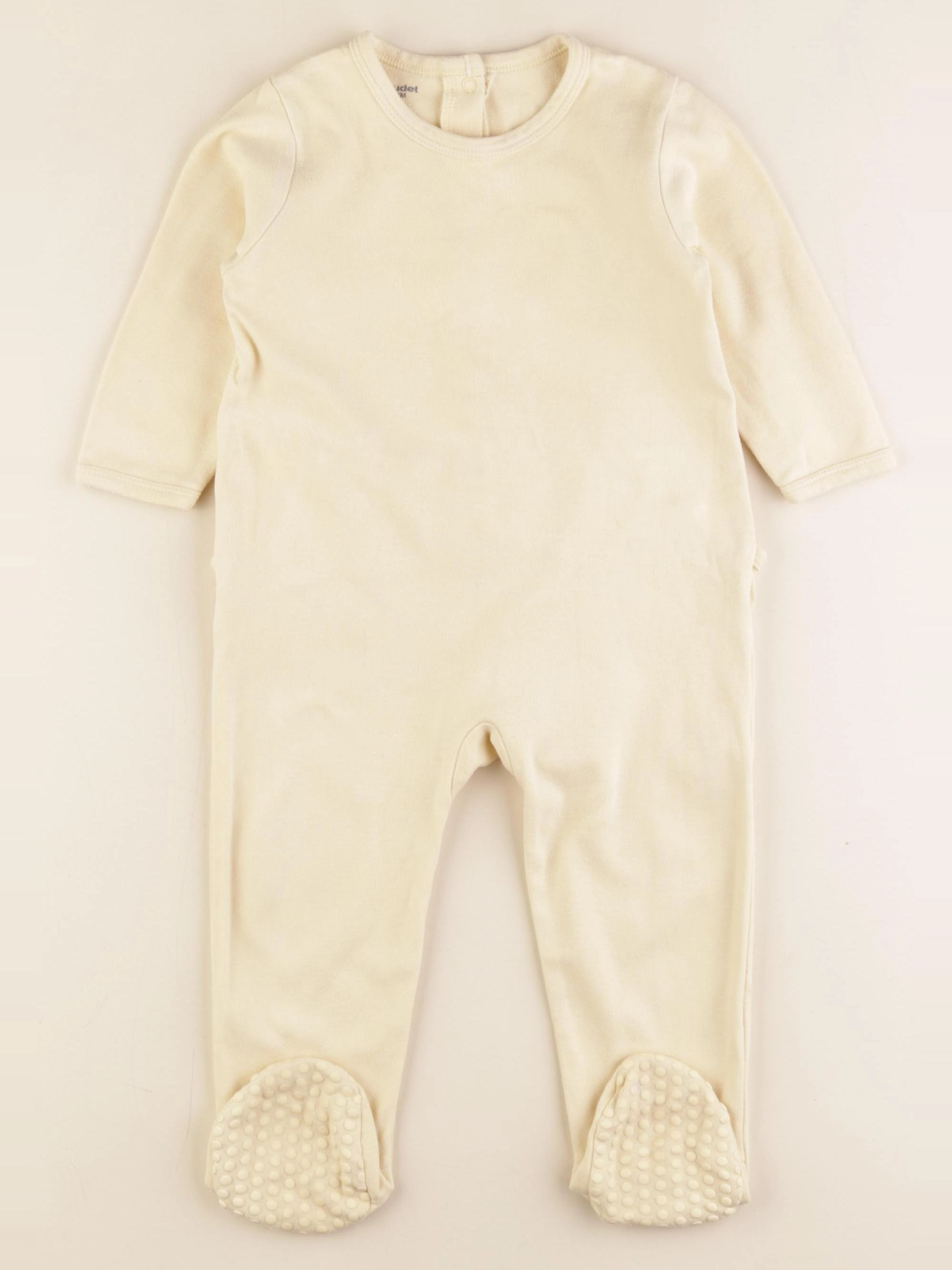 Vertbaudet - pyjama coton jaune - 18 mois